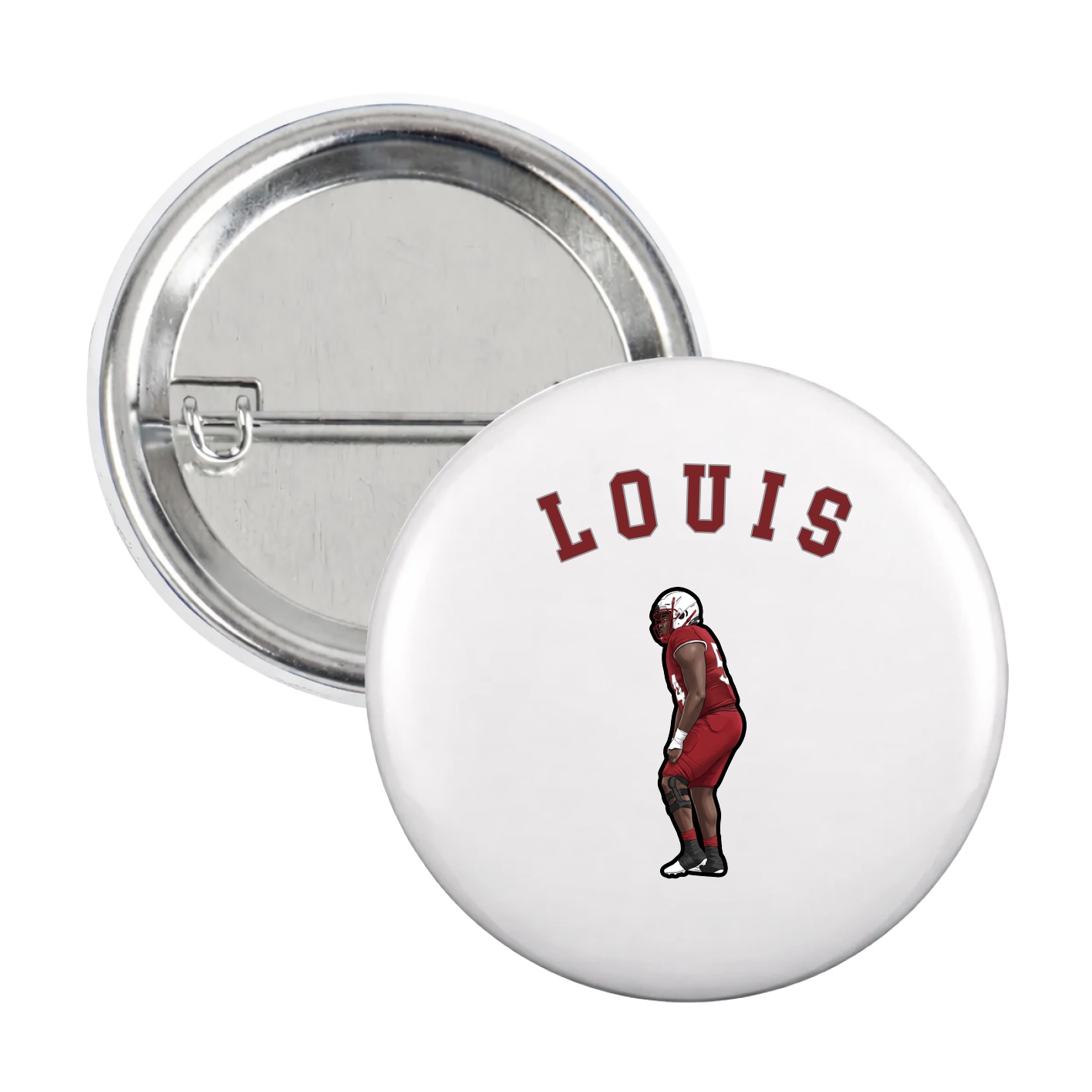 Game Day Button — Shirsey Arch in White