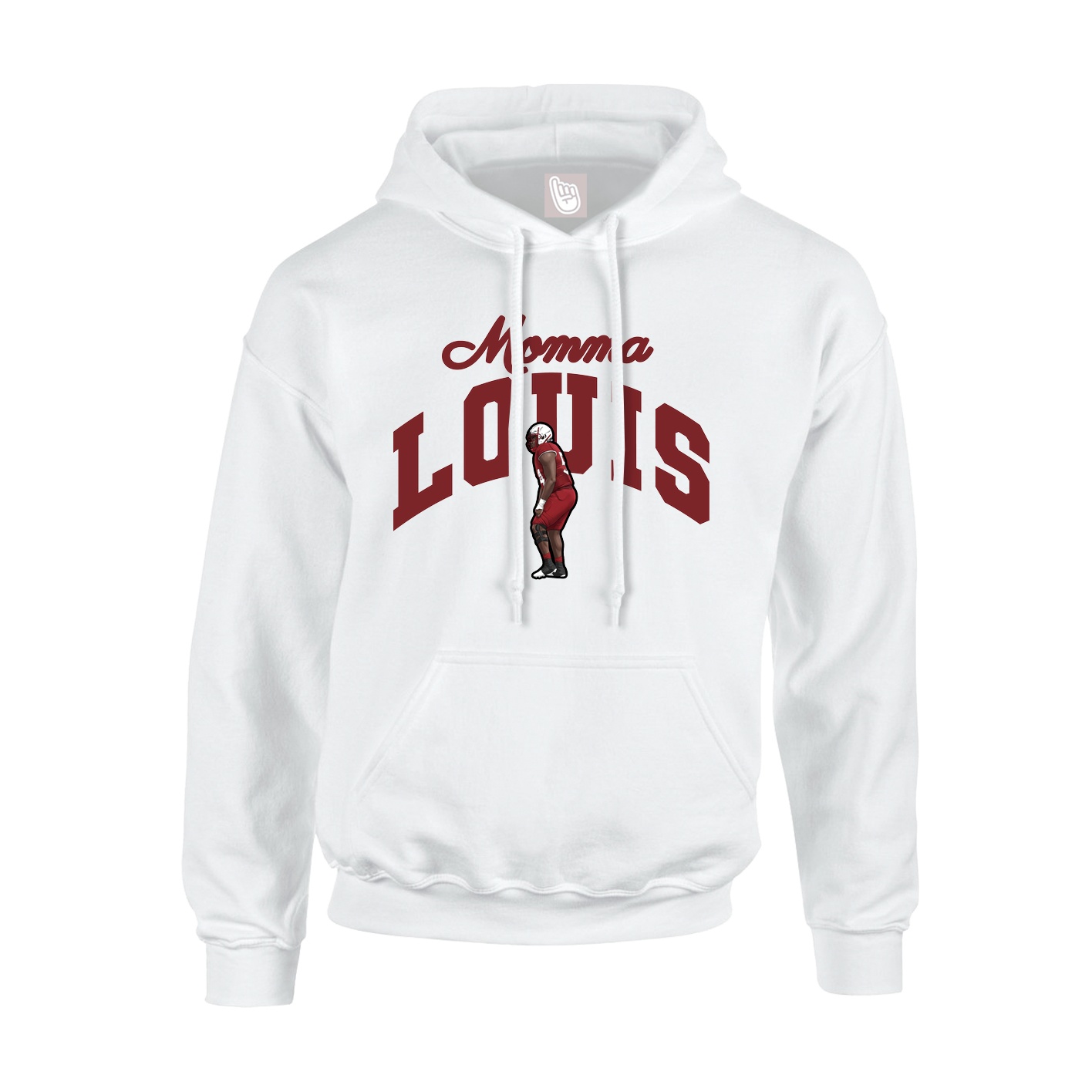 Youth Hoodie — Mothers Day Arch in White