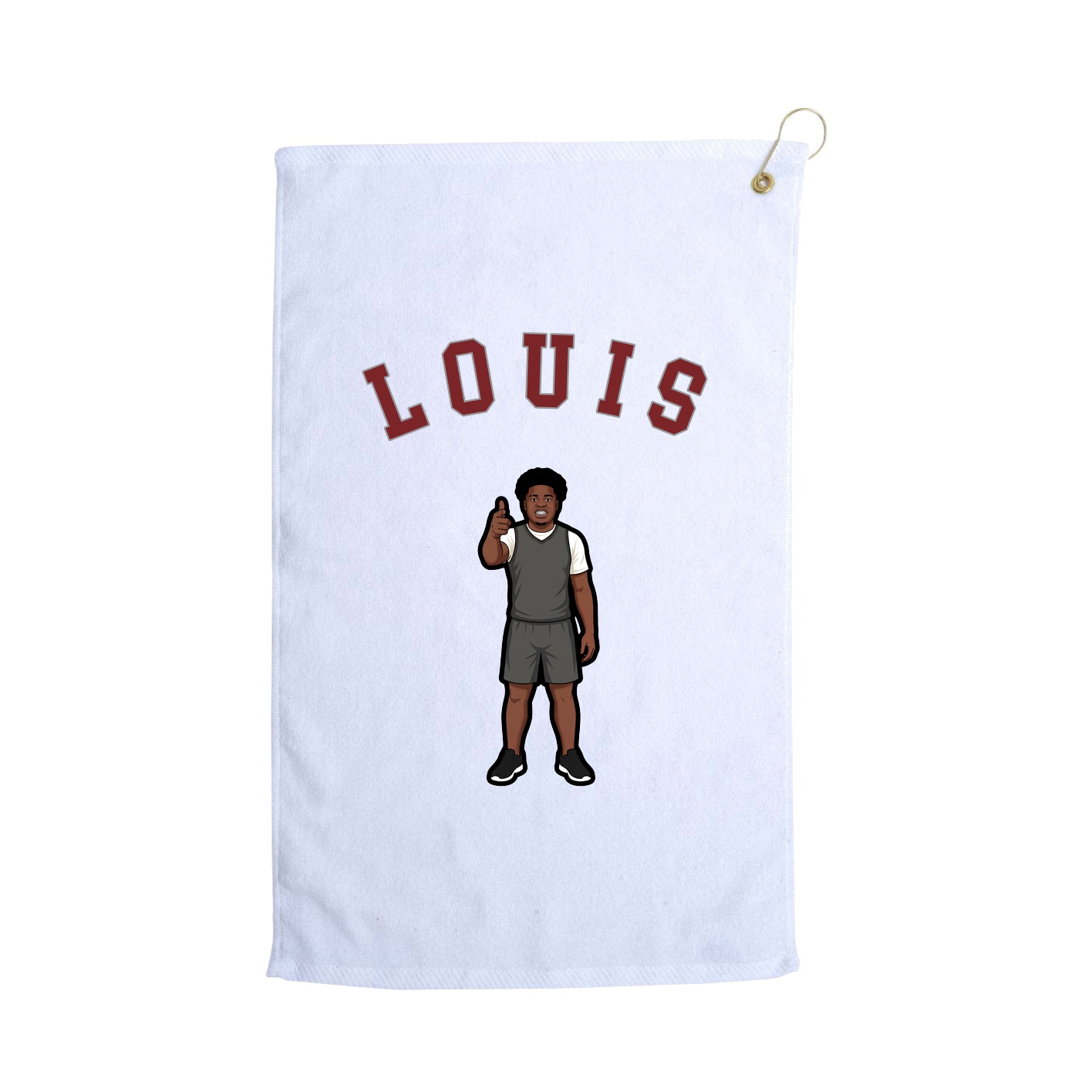 Golf Towel — Shirsey Arch in White