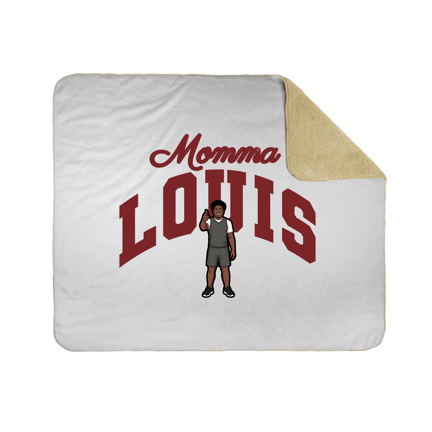 Throw Blanket — Mothers Day Arch in White
