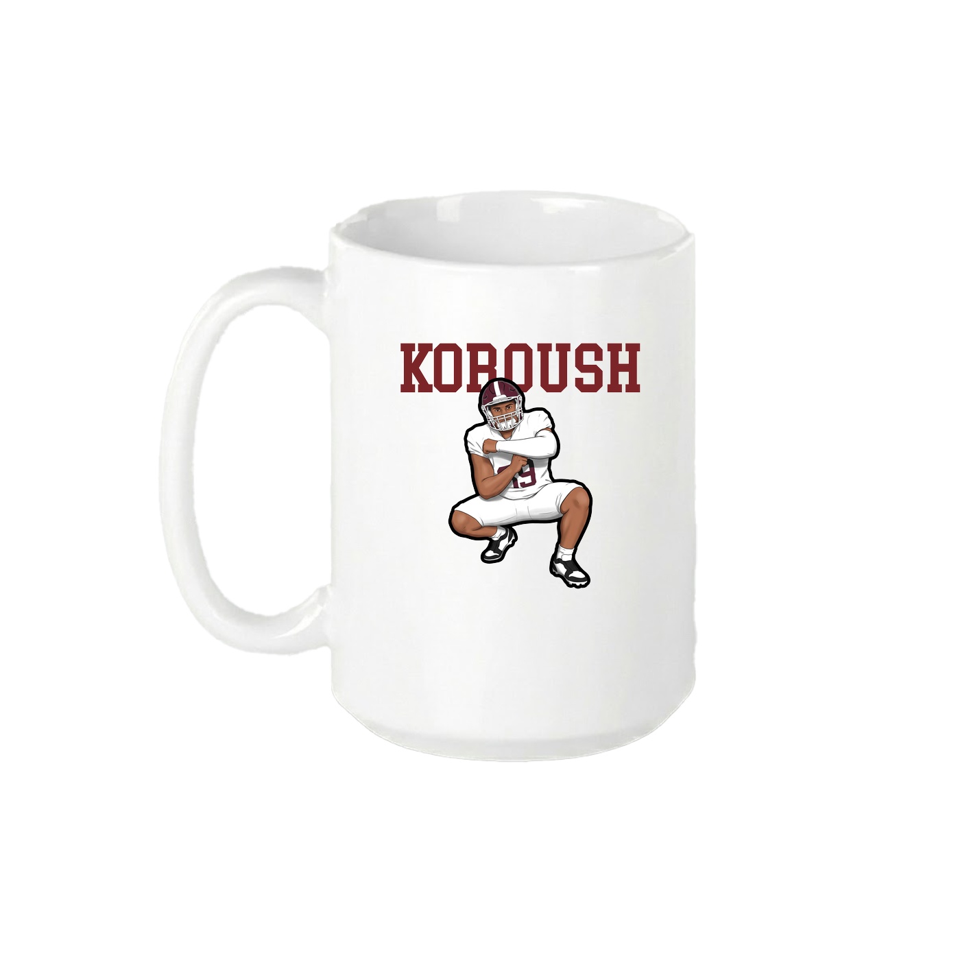 15oz Coffee Mug — Shirsey in White