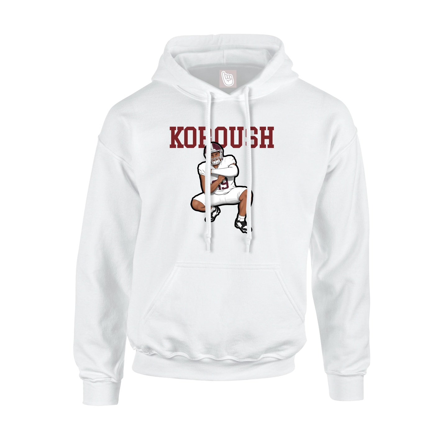 Youth Hoodie — Shirsey in White