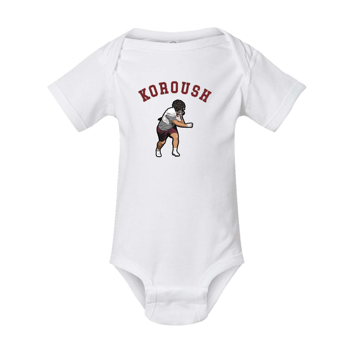 Baby Onesie — Shirsey Arch in White
