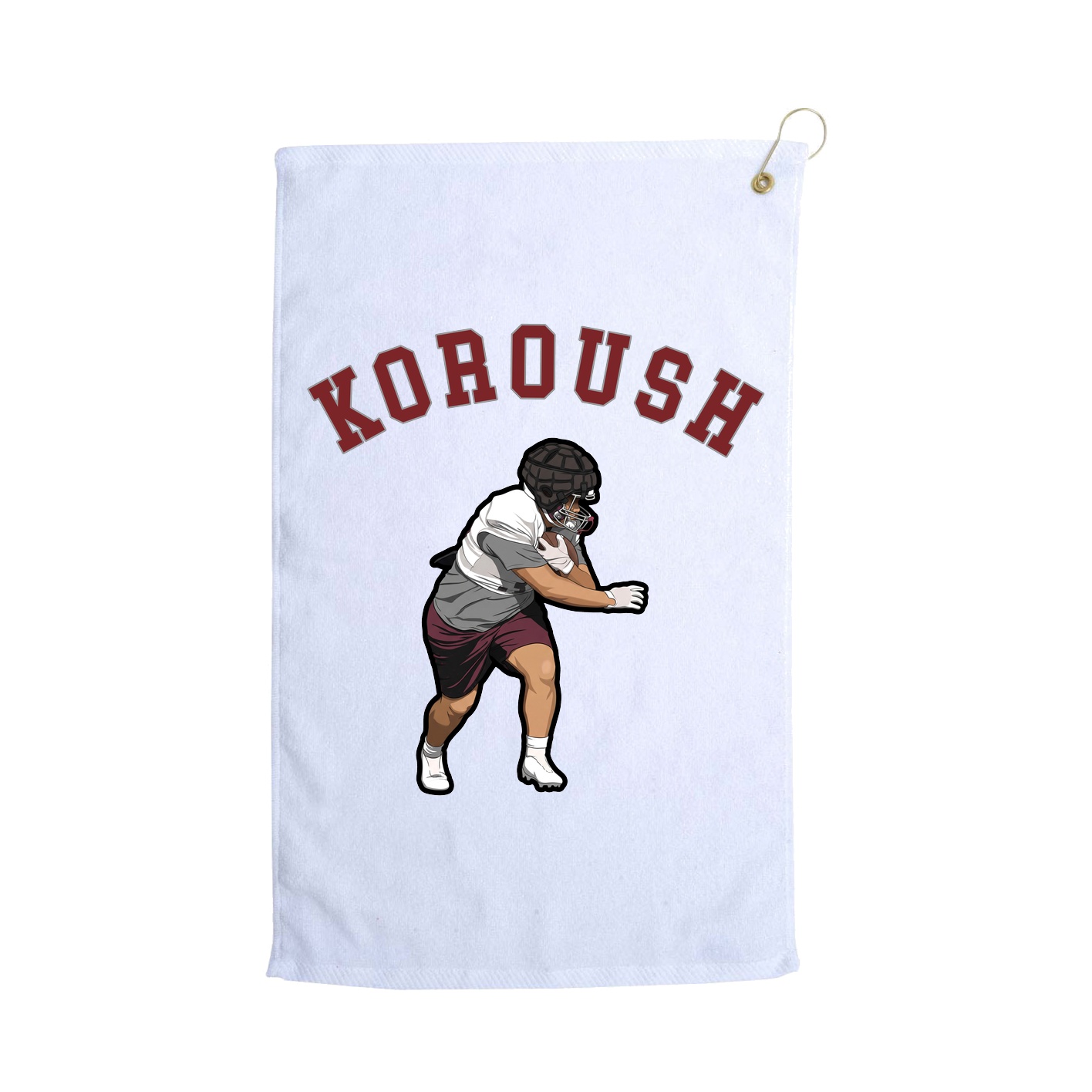 Golf Towel — Shirsey Arch in White