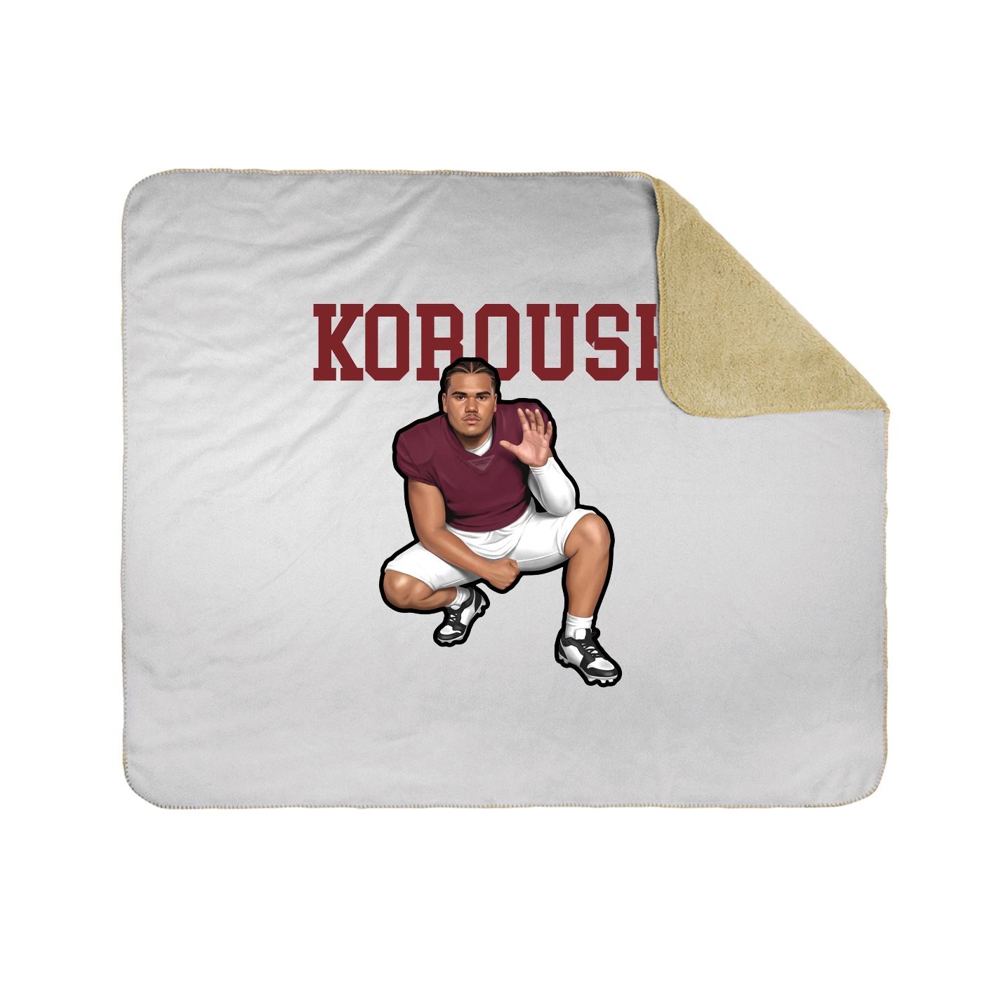 Throw Blanket — Shirsey in White