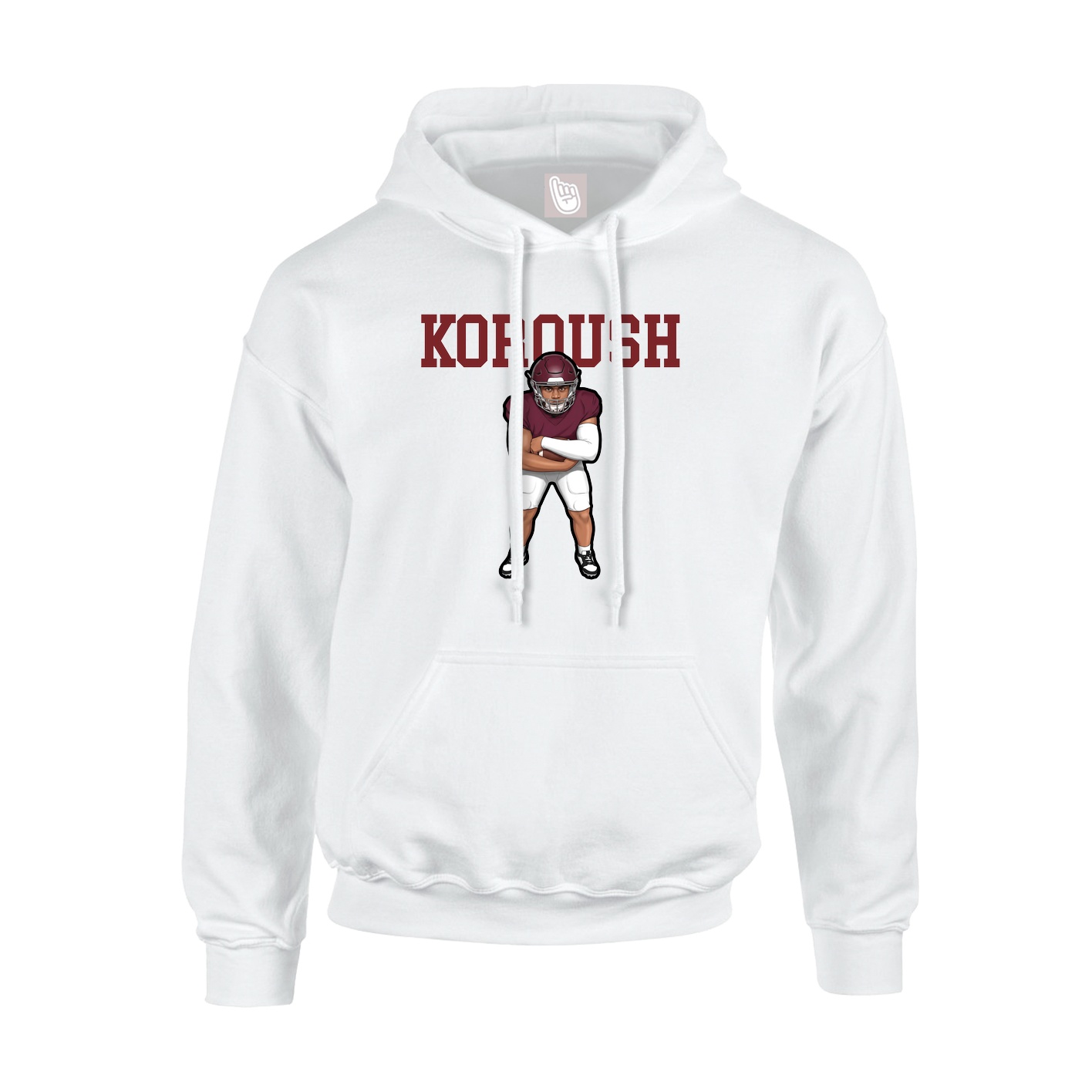 Youth Hoodie — Shirsey in White