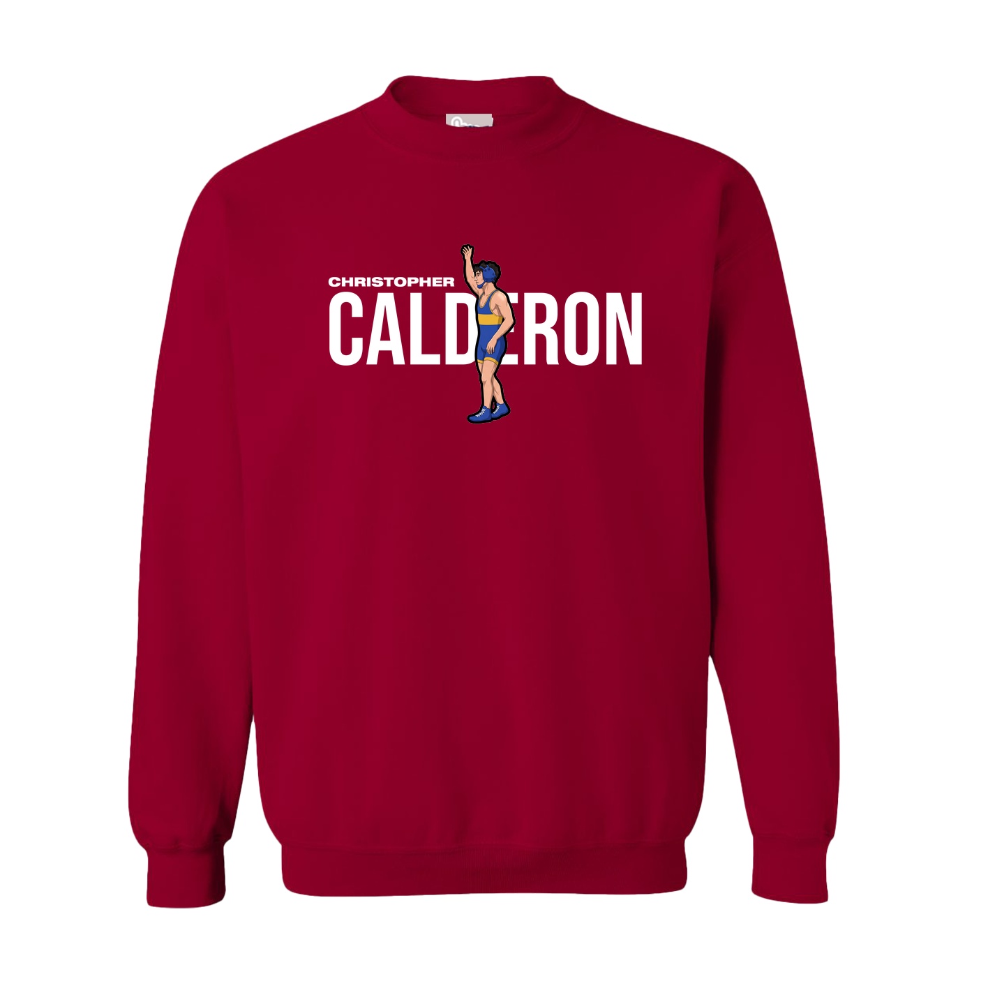 Fleece Crew — Player Name in Cardinal