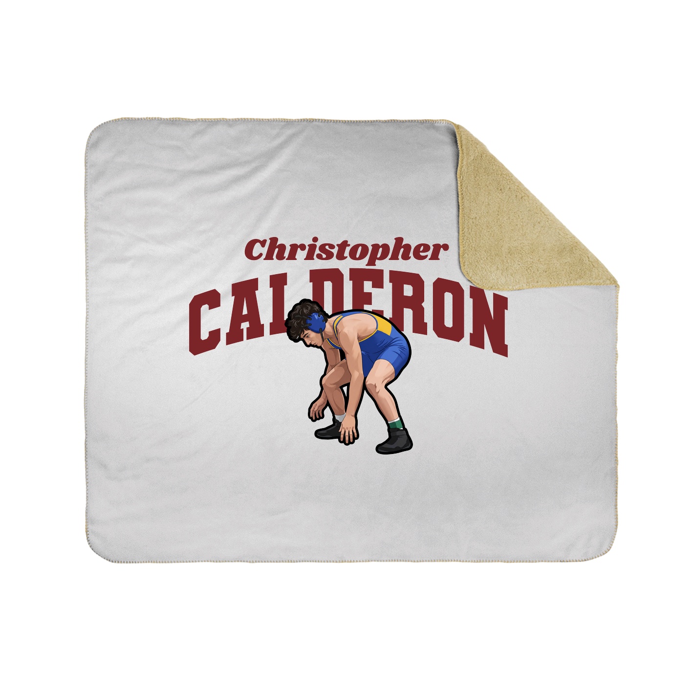 Throw Blanket — Signature Arch in White