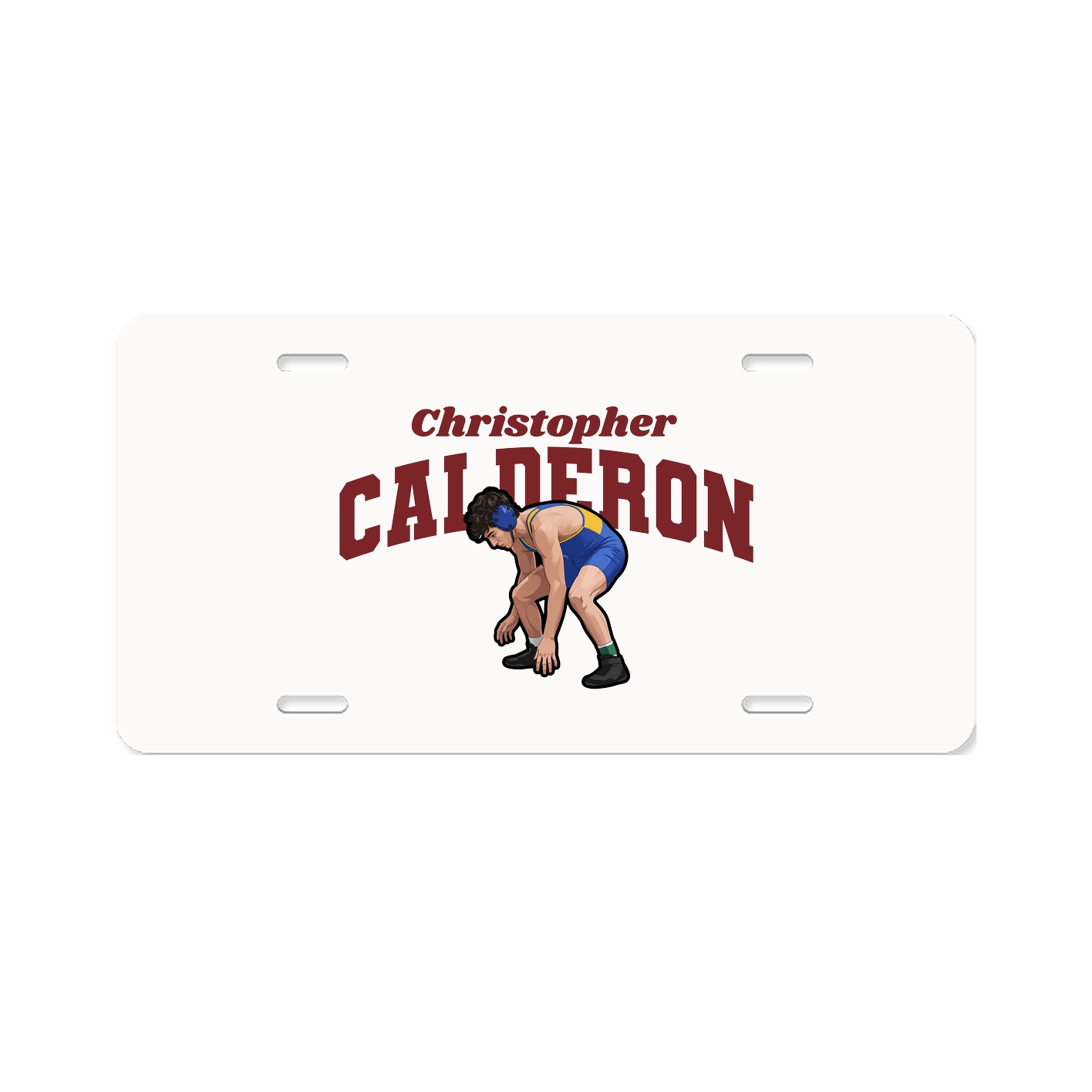 License Plate — Signature Arch in Classic