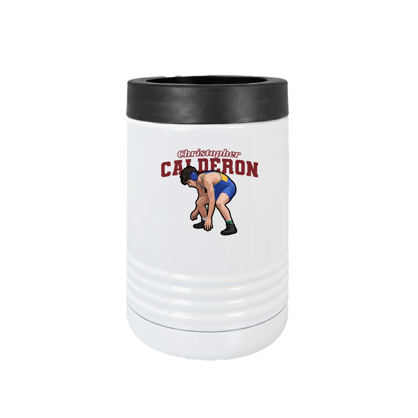 Beverage Holder — Name Arch in White