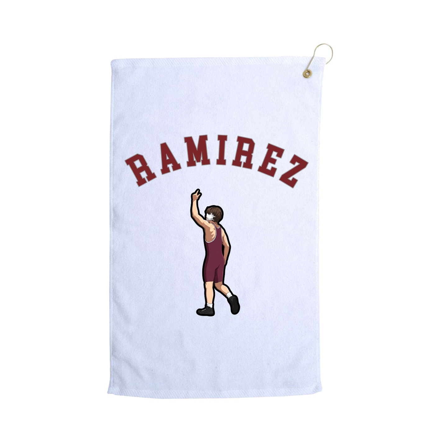 Golf Towel — Shirsey Arch in White
