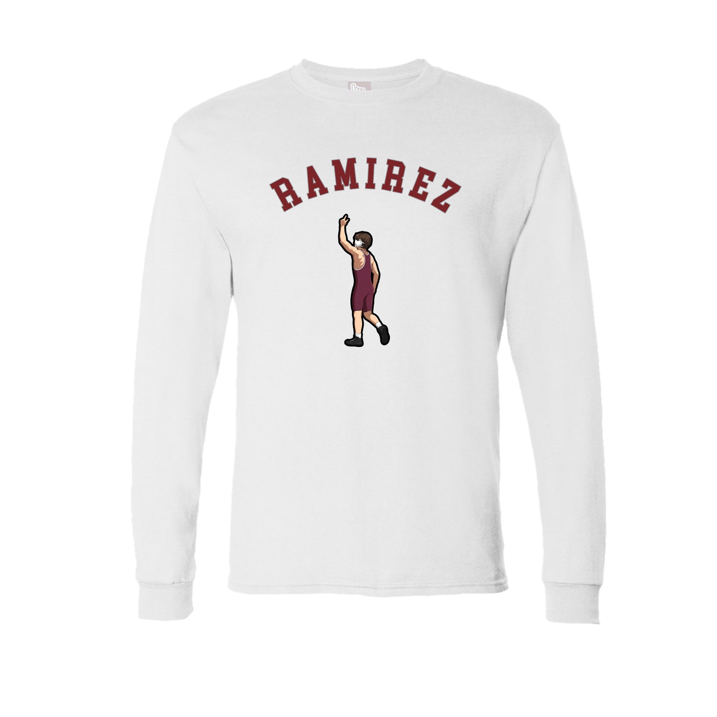 Long Sleeve Tee — Shirsey Arch in White