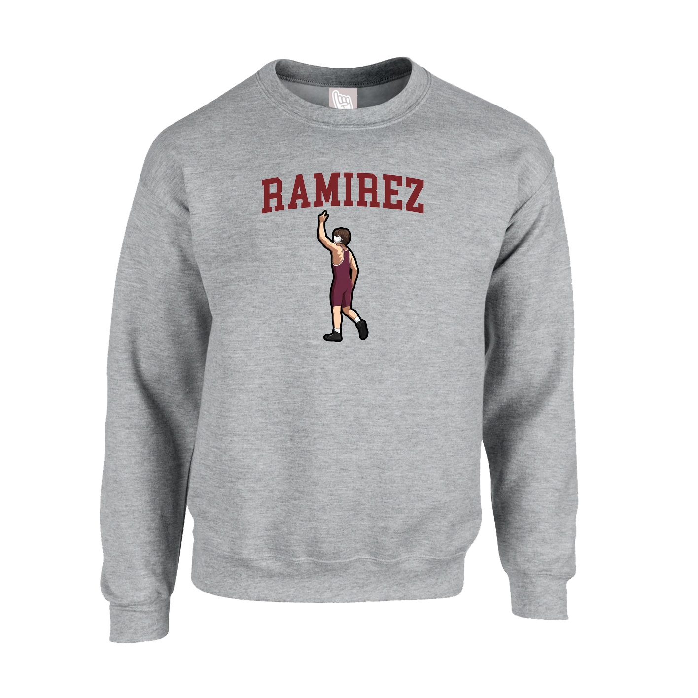 Fleece Crew — Shirsey in Grey