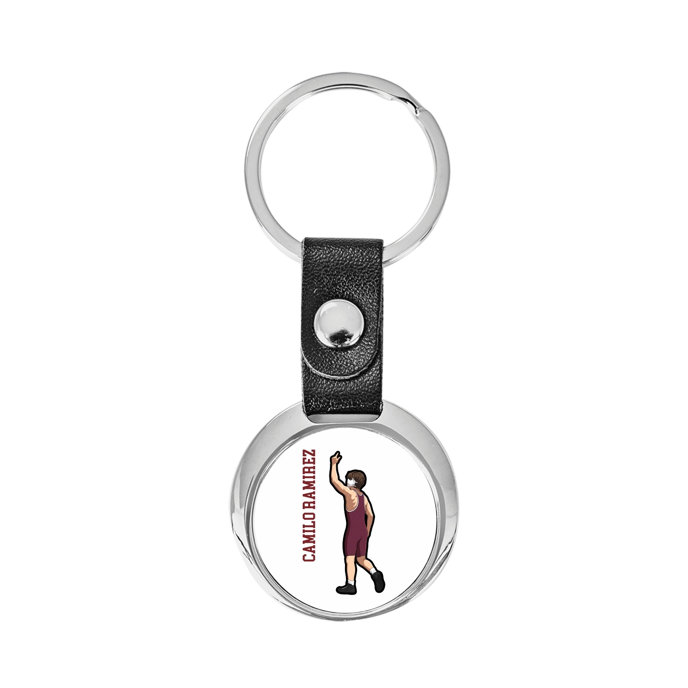 Key Chain — Name Vertical in Classic
