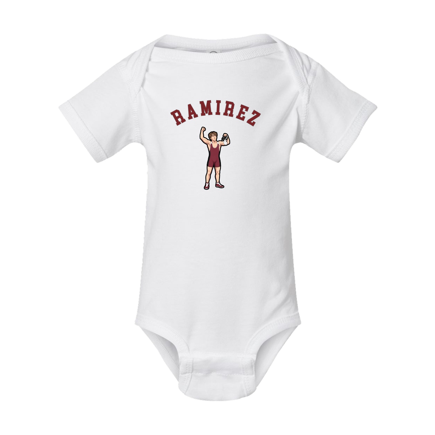Baby Onesie — Shirsey Arch in White
