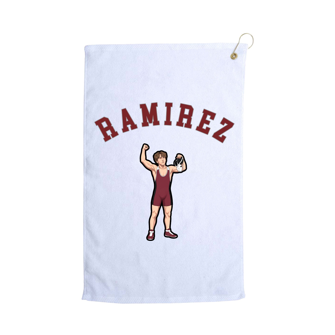 Golf Towel — Shirsey Arch in White