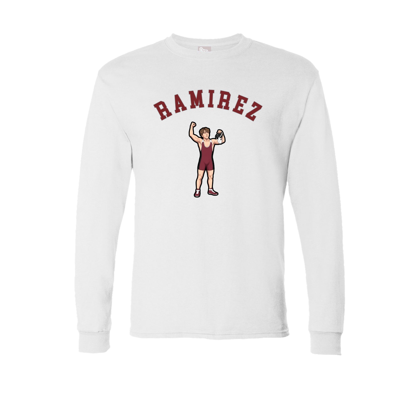Long Sleeve Tee — Shirsey Arch in White
