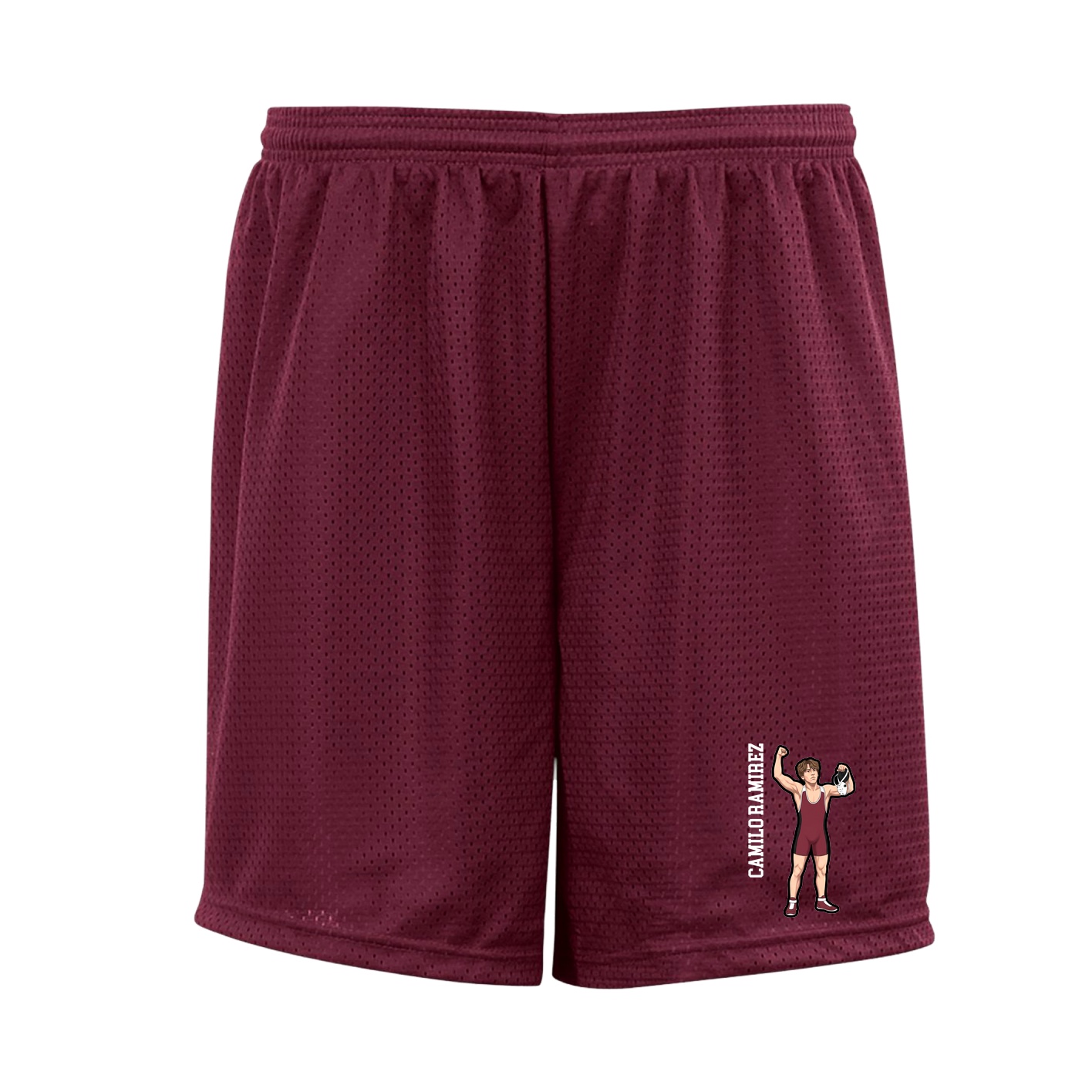 Shorts — Name Vertical in Cardinal