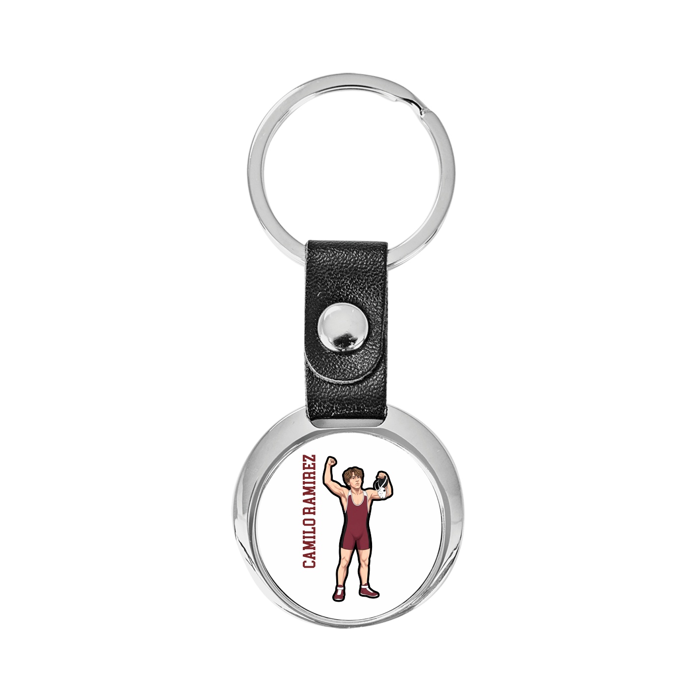 Key Chain — Name Vertical in Classic