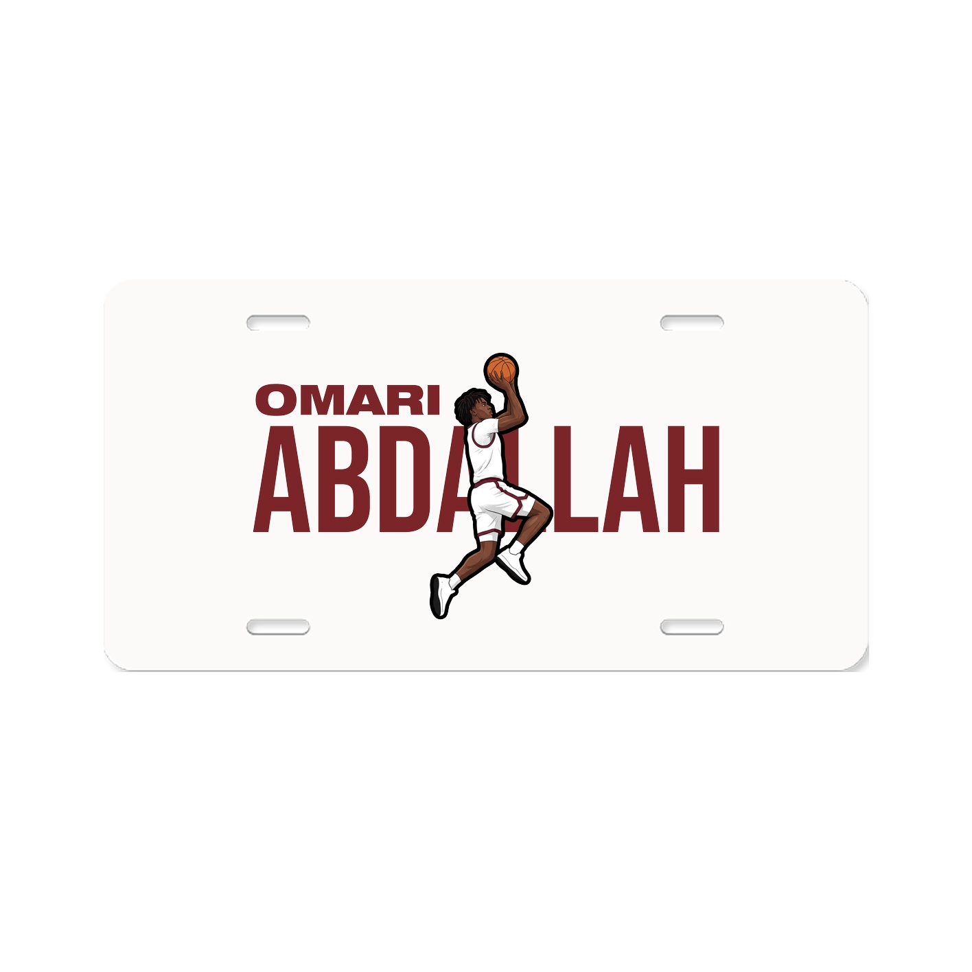 License Plate — Player Name in Classic