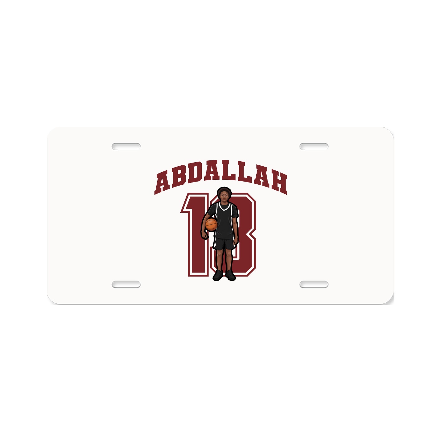 License Plate — Number in Classic