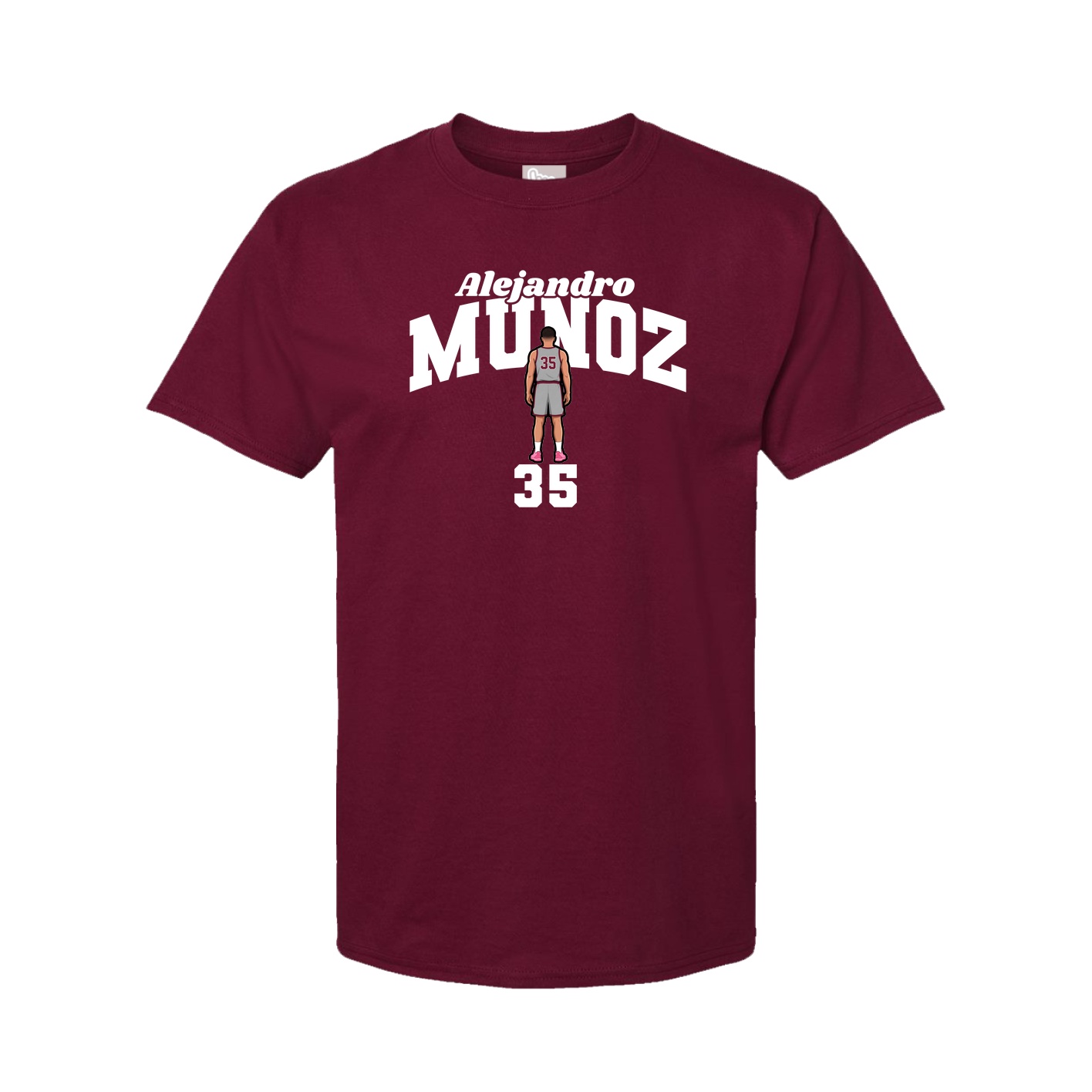 Youth Tee — Signature Arch in Cardinal