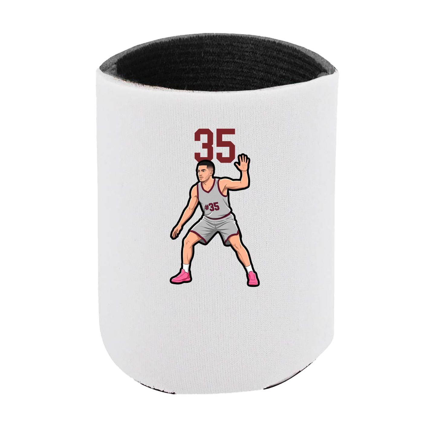 Can Holder — Number Top in White