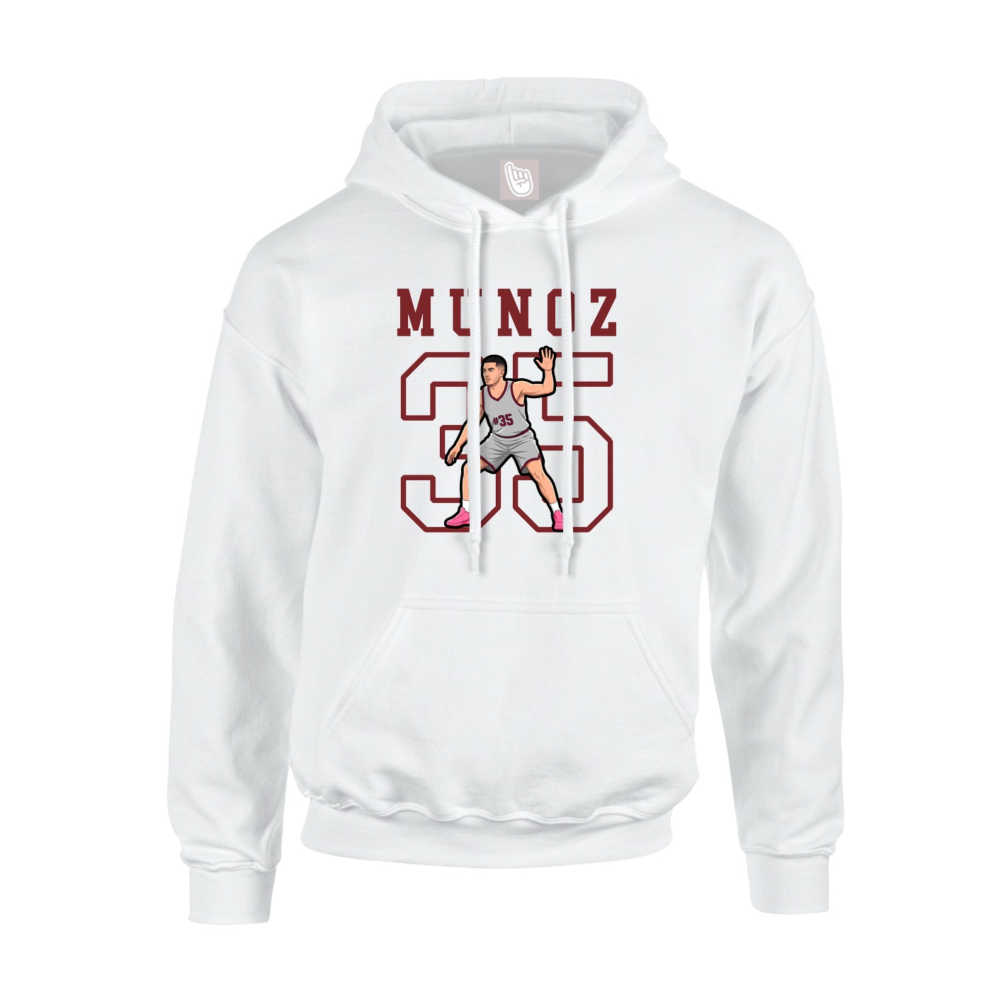 Youth Hoodie — Shirsey in White