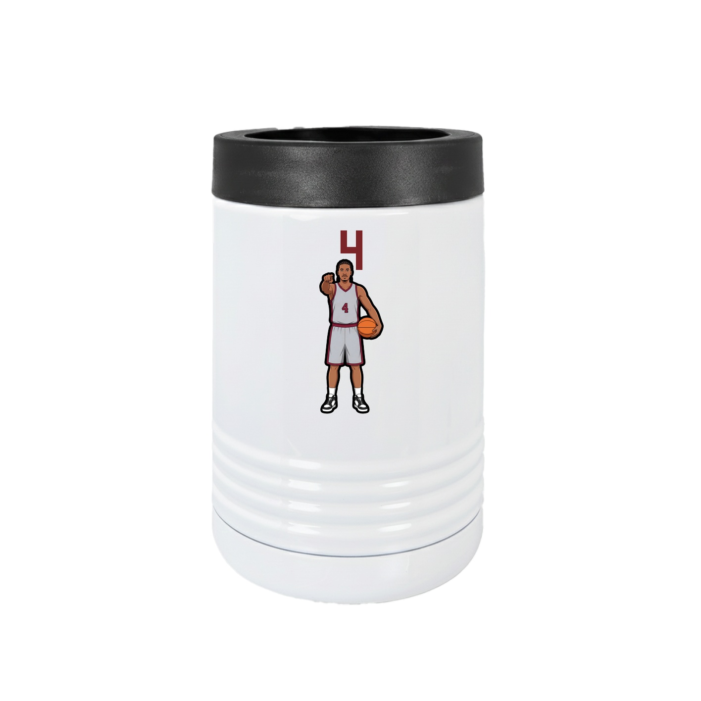 Beverage Holder — Number Top in White