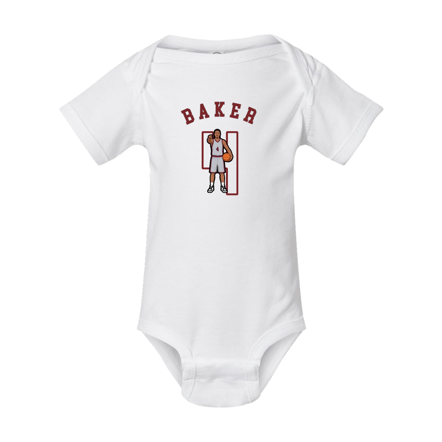 Baby Onesie — Shirsey Arch in White