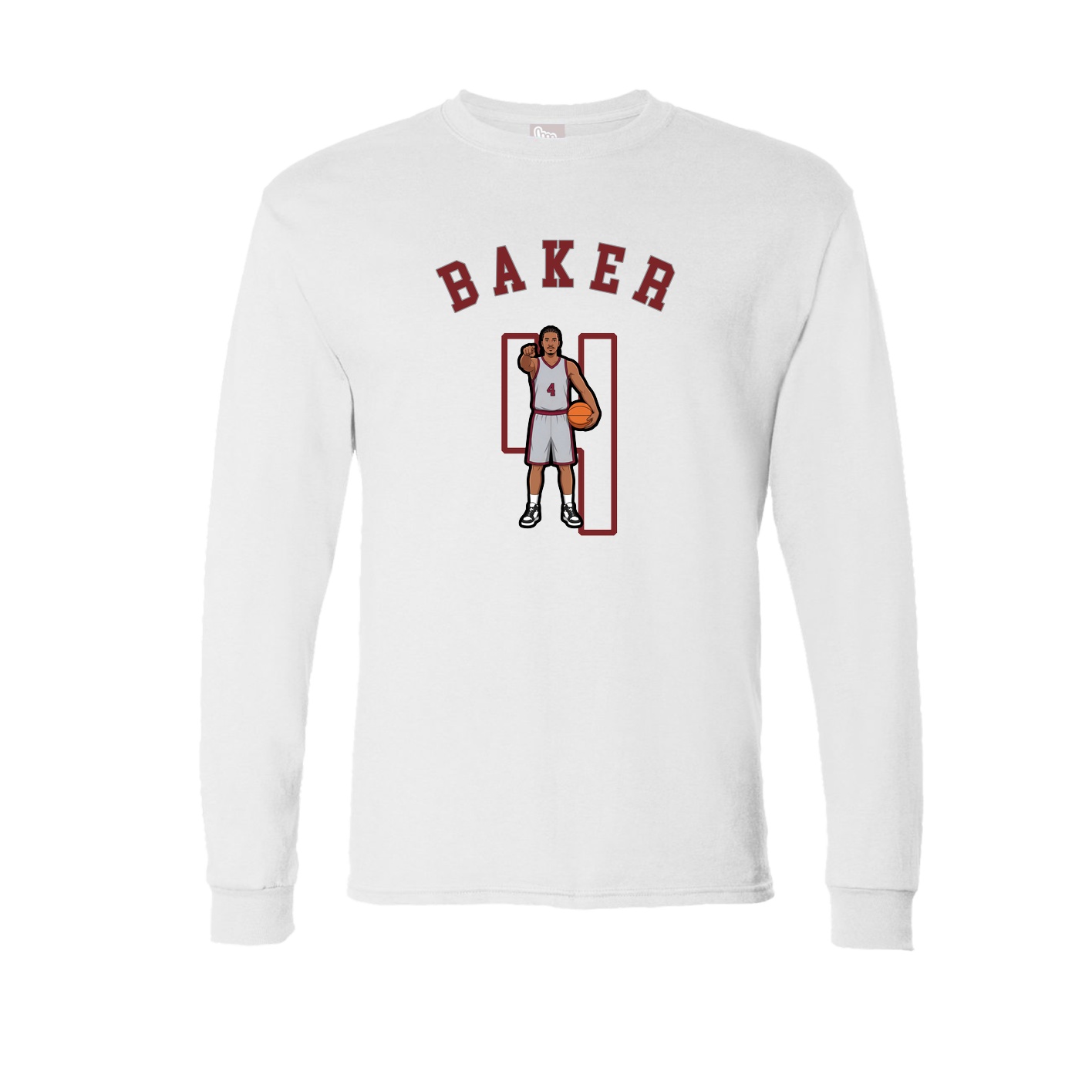 Long Sleeve Tee — Shirsey Arch in White