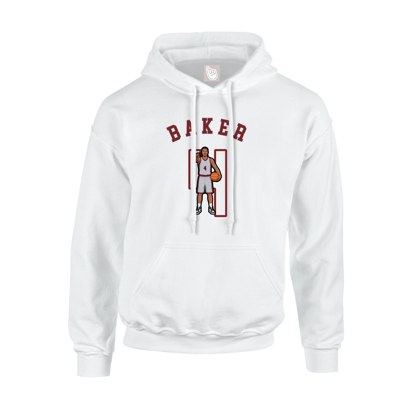 Hoodie — Shirsey Arch in White