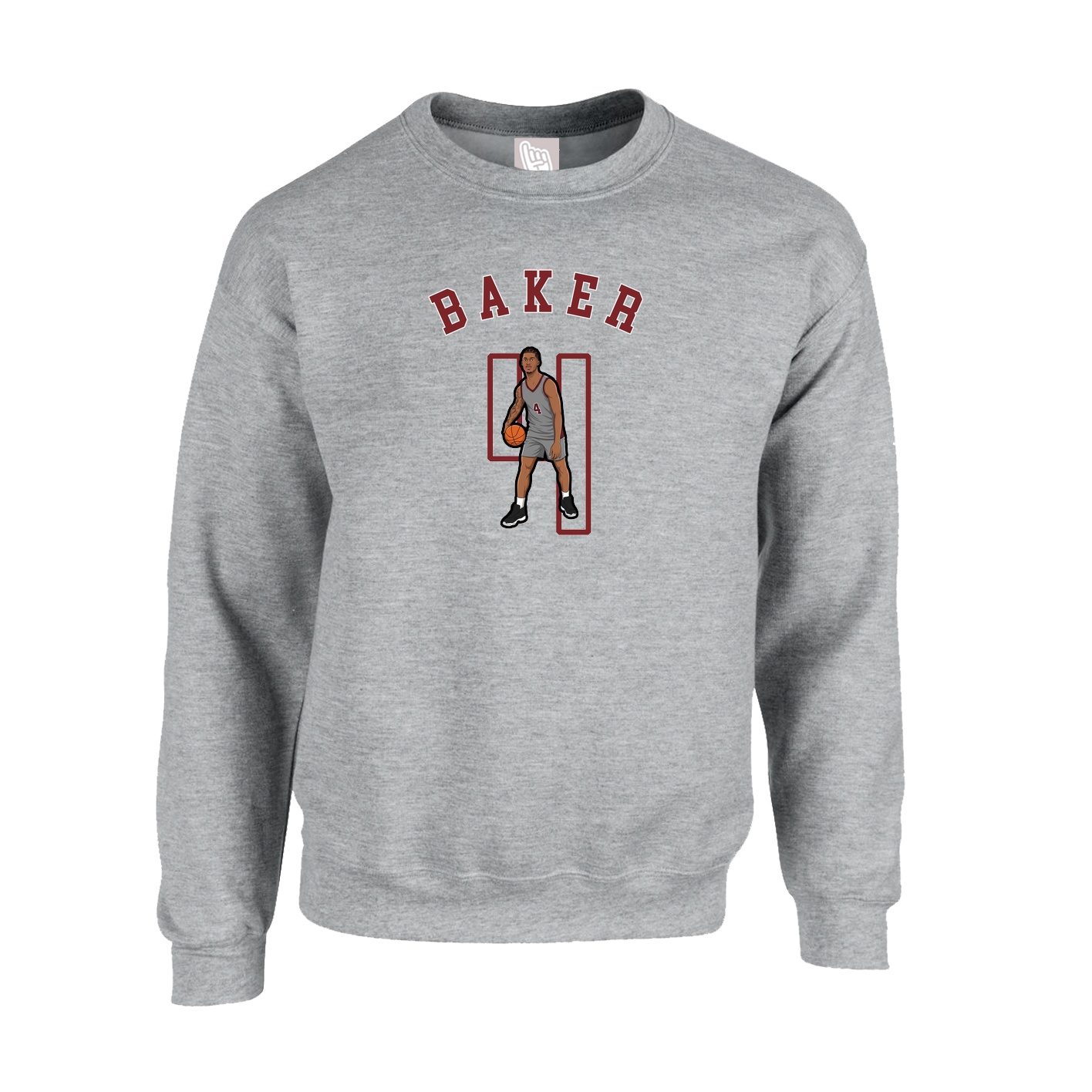Fleece Crew — Shirsey Arch in Grey