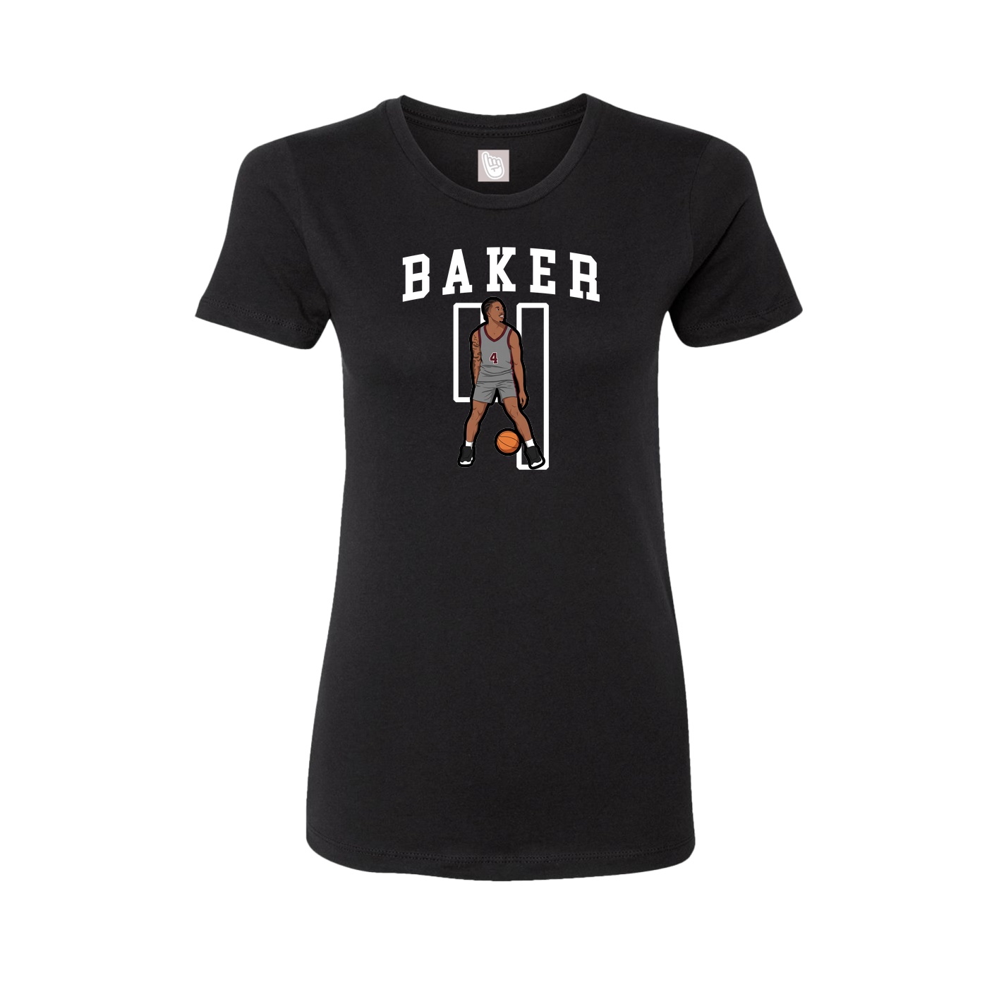 Fitted Women's Tee — Shirsey in Black