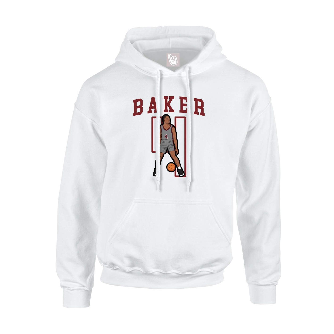 Hoodie — Shirsey in White