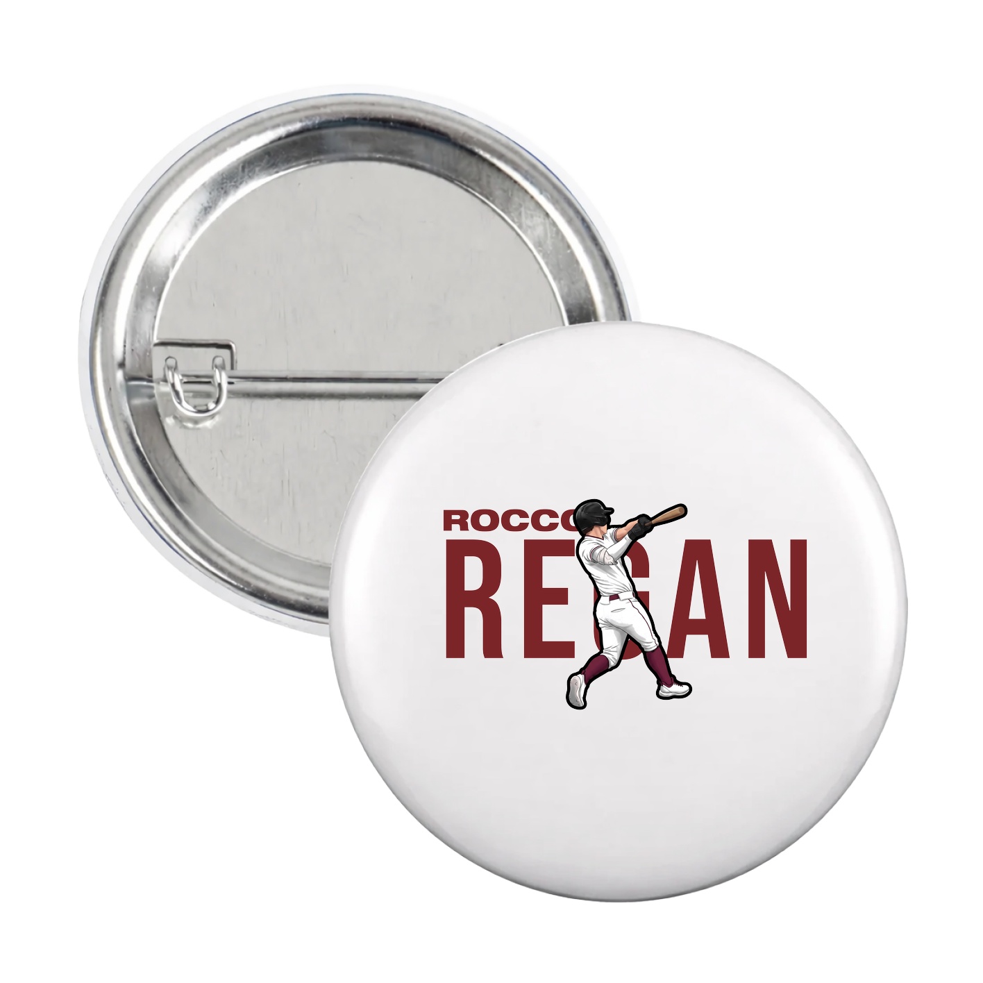 Game Day Button — Player Name in White
