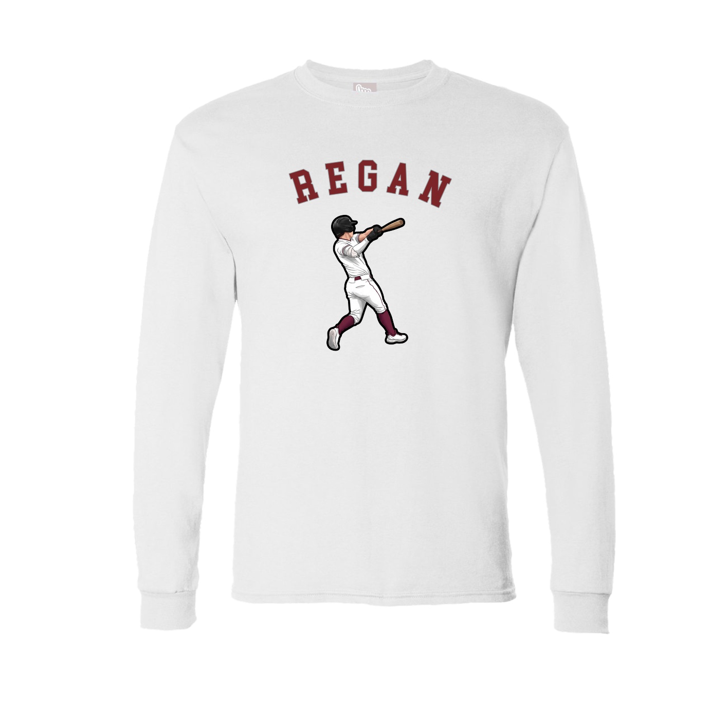 Long Sleeve Tee — Shirsey Arch in White