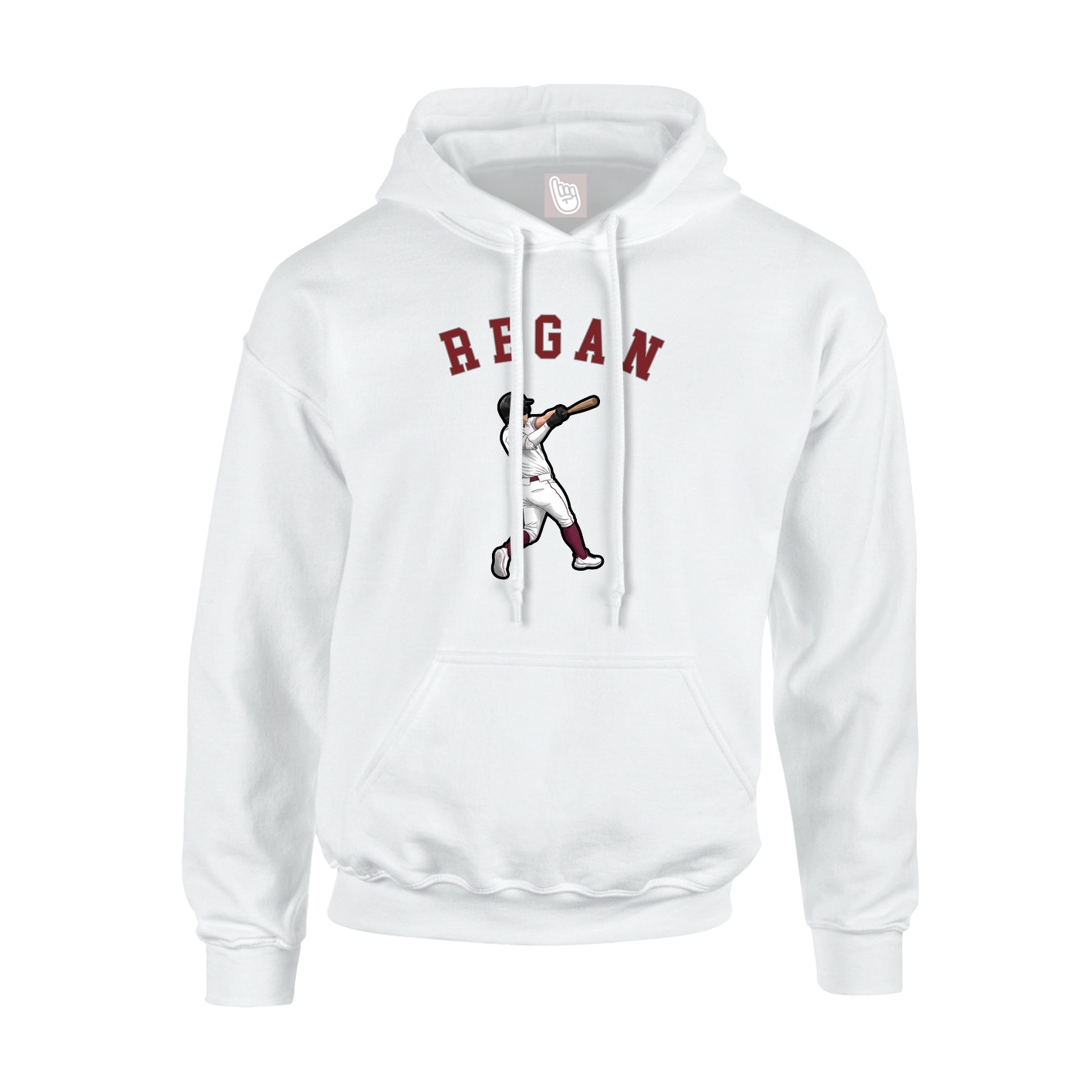 Hoodie — Shirsey Arch in White