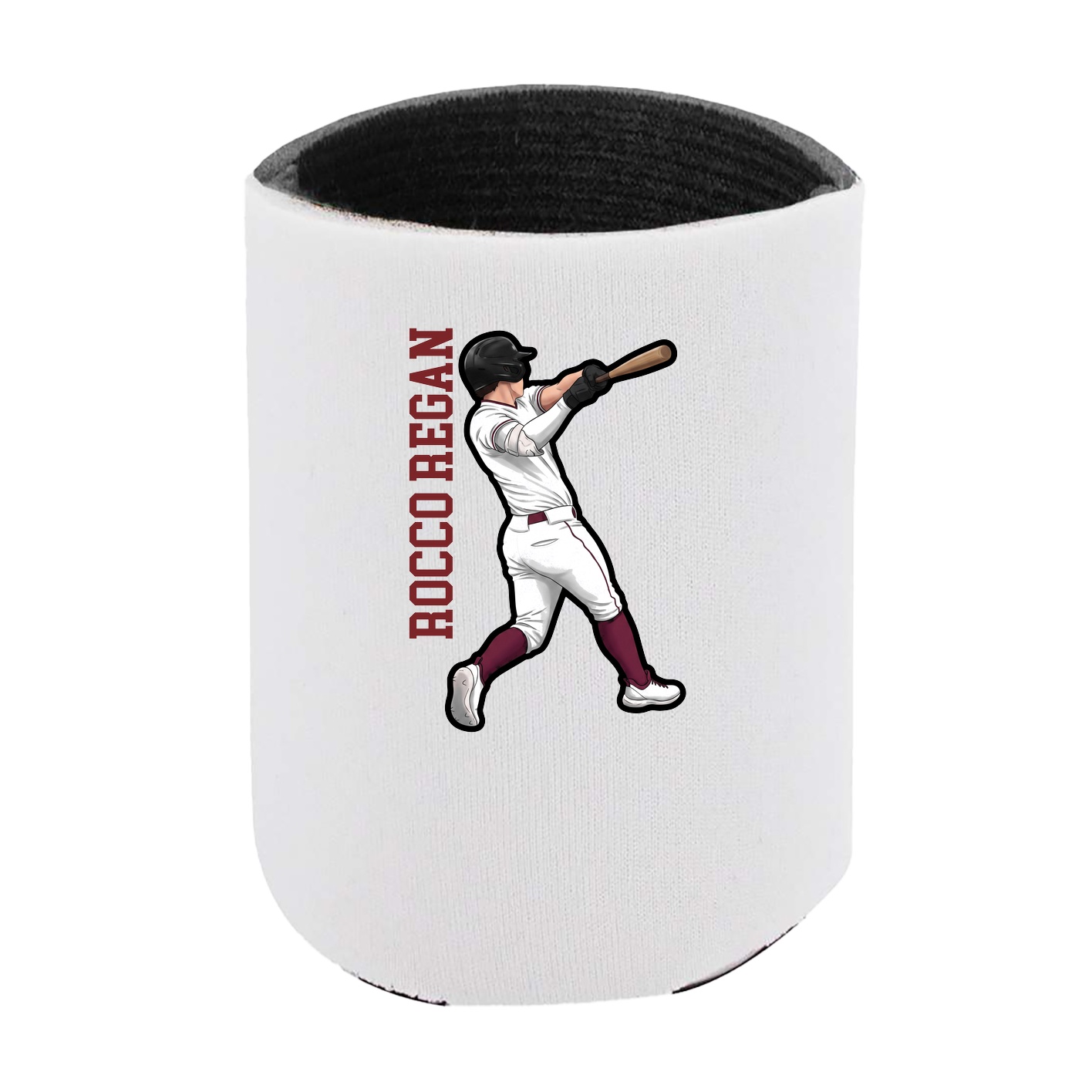 Can Holder — Name Vertical in White