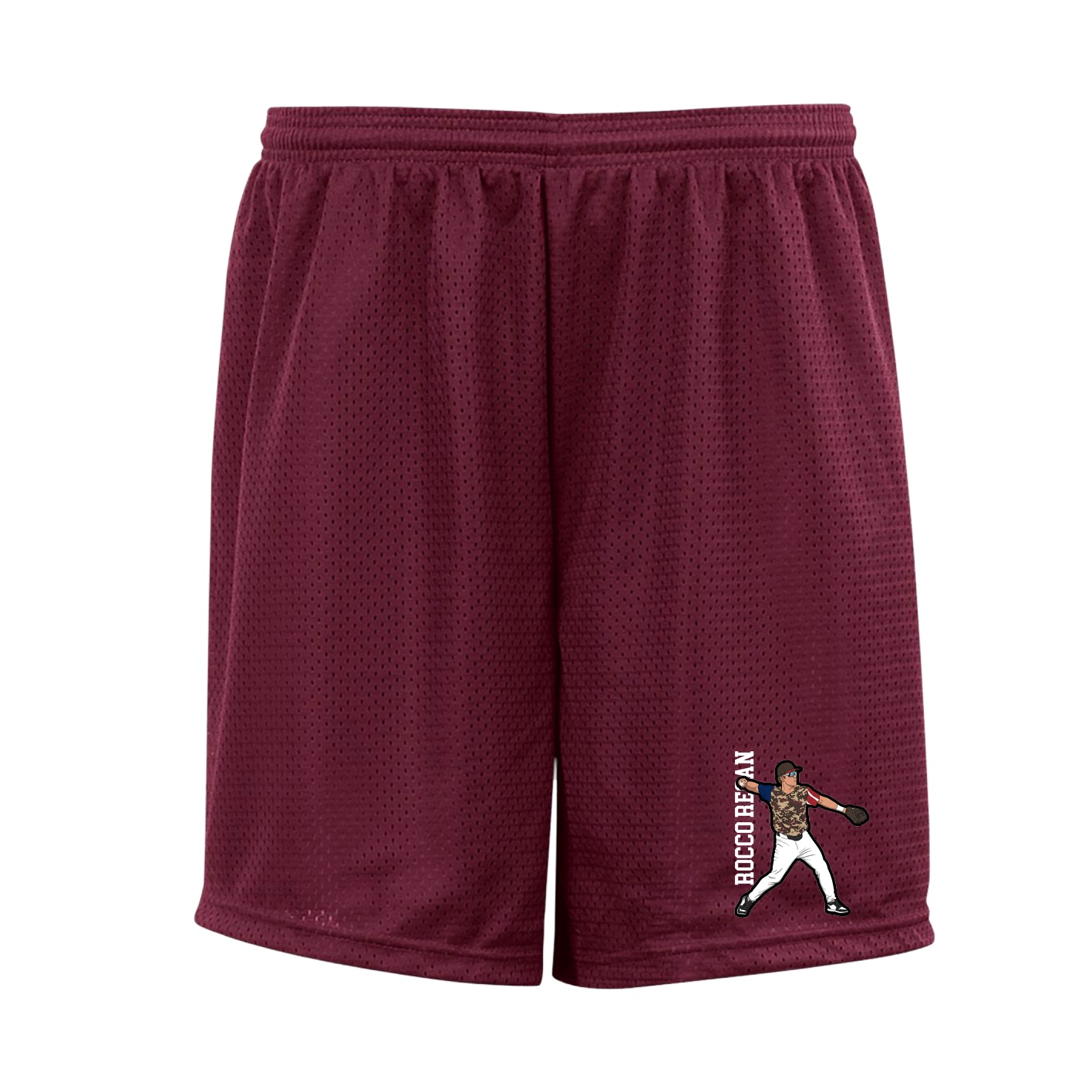 Shorts — Name Vertical in Cardinal