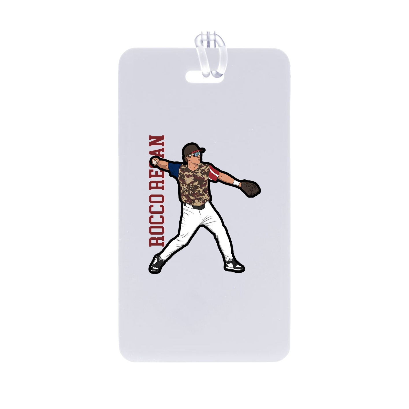 Bag Tag — Name Vertical in Classic