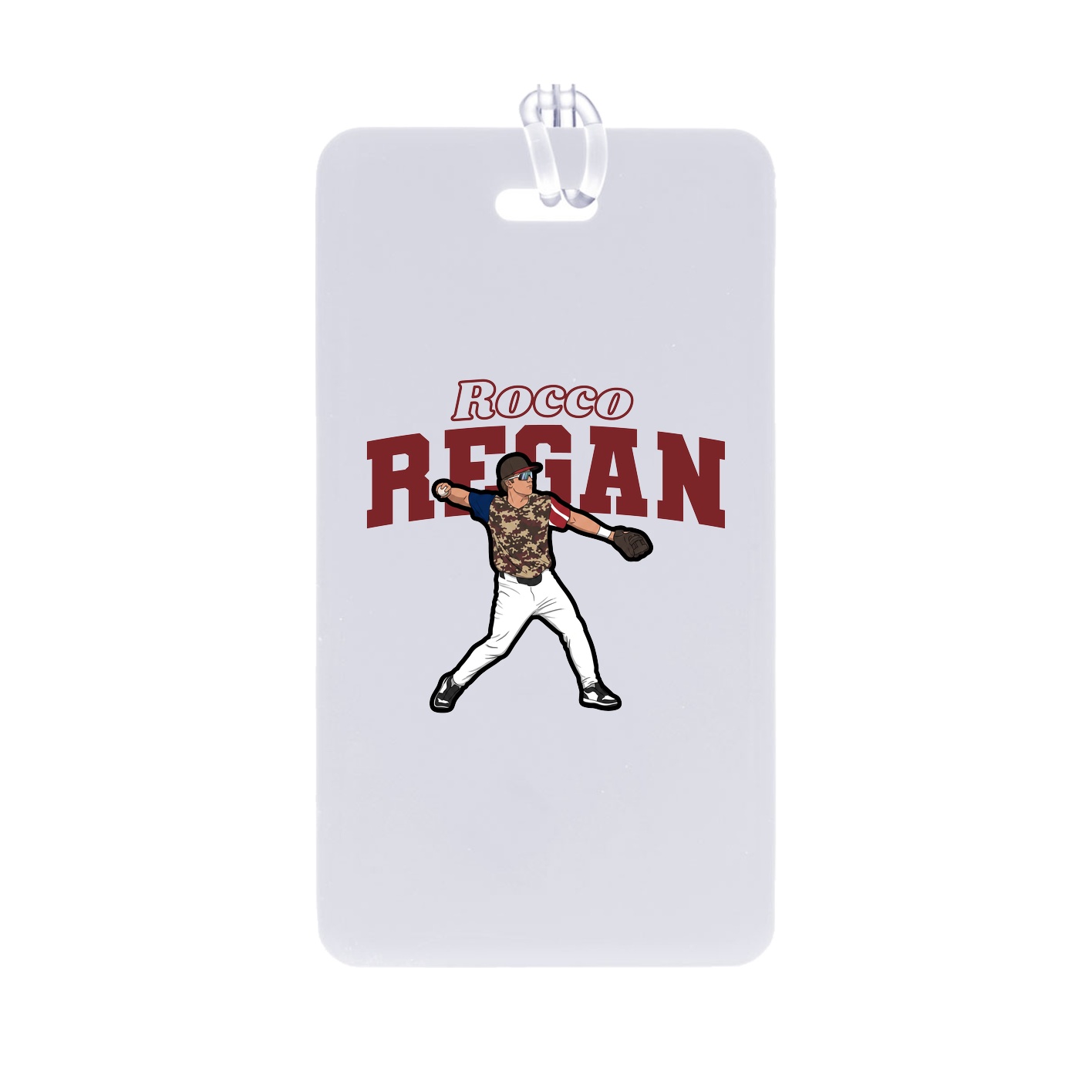 Bag Tag — Name Arch in Classic