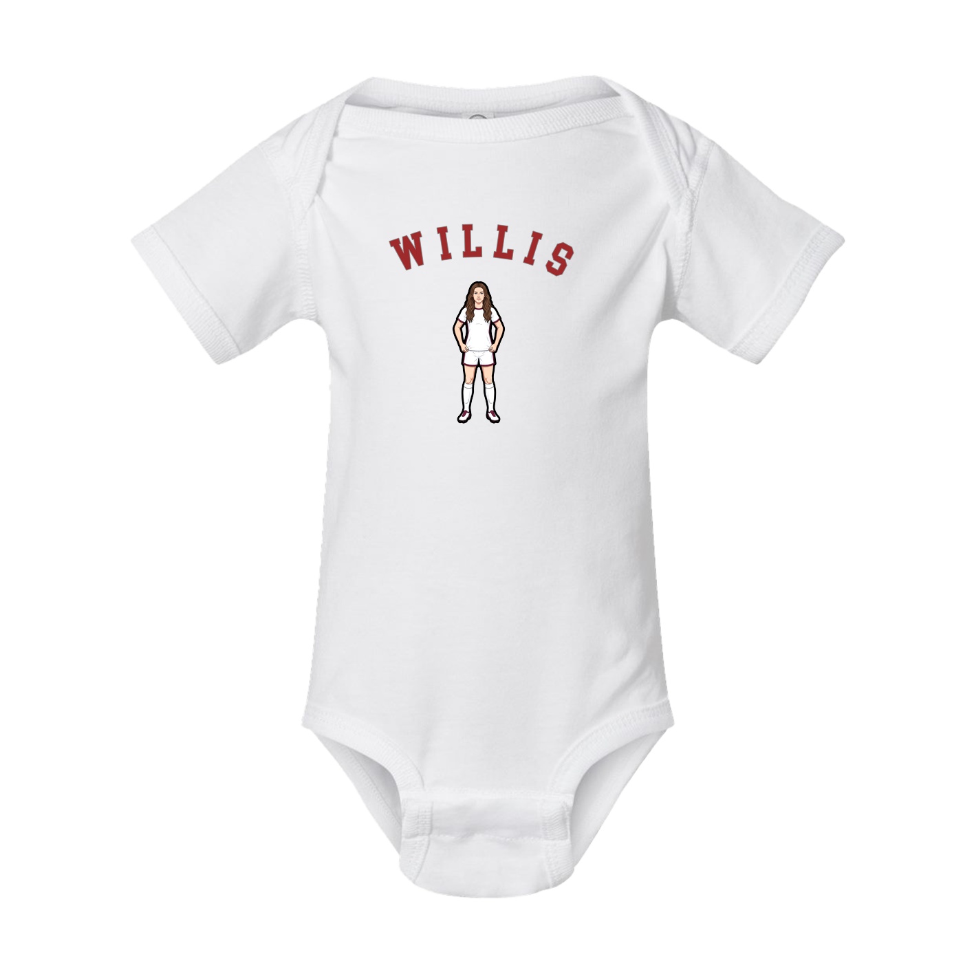 Baby Onesie — Shirsey Arch in White