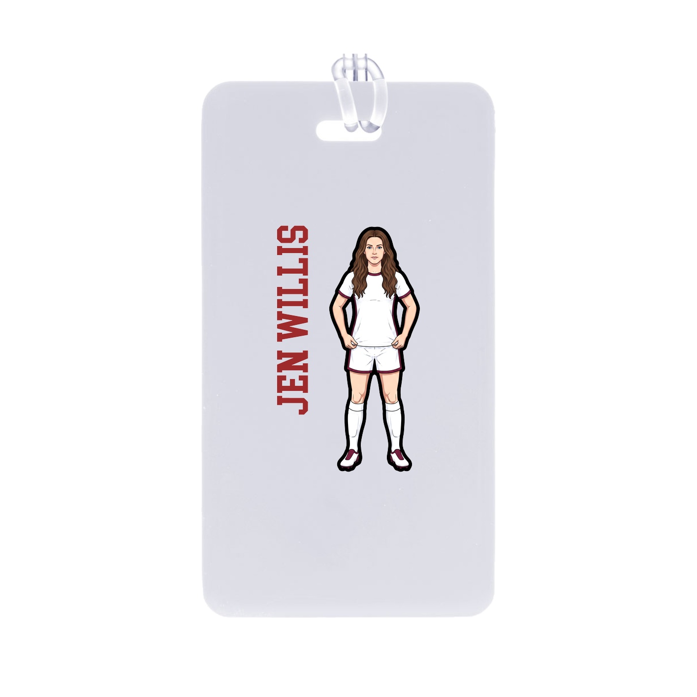 Bag Tag — Name Vertical in Classic