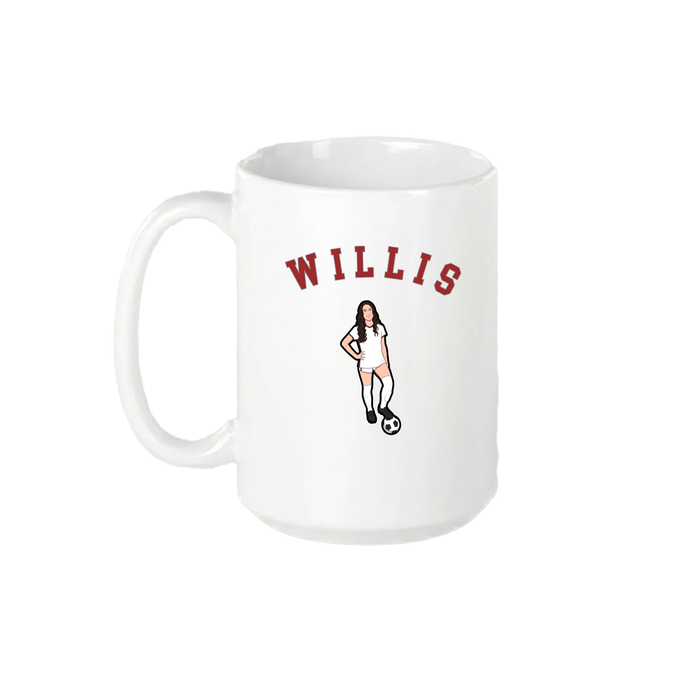 15oz Coffee Mug — Shirsey Arch in White