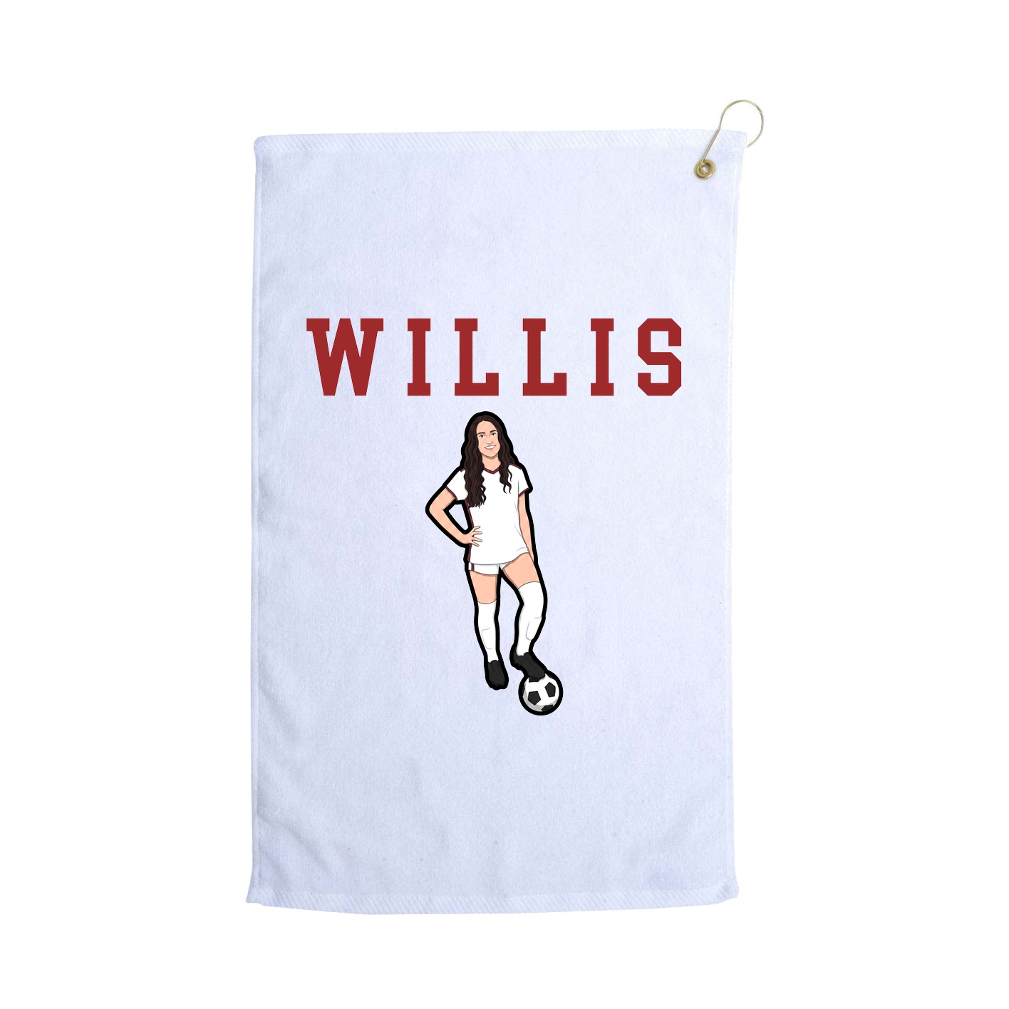 Golf Towel — Shirsey in White