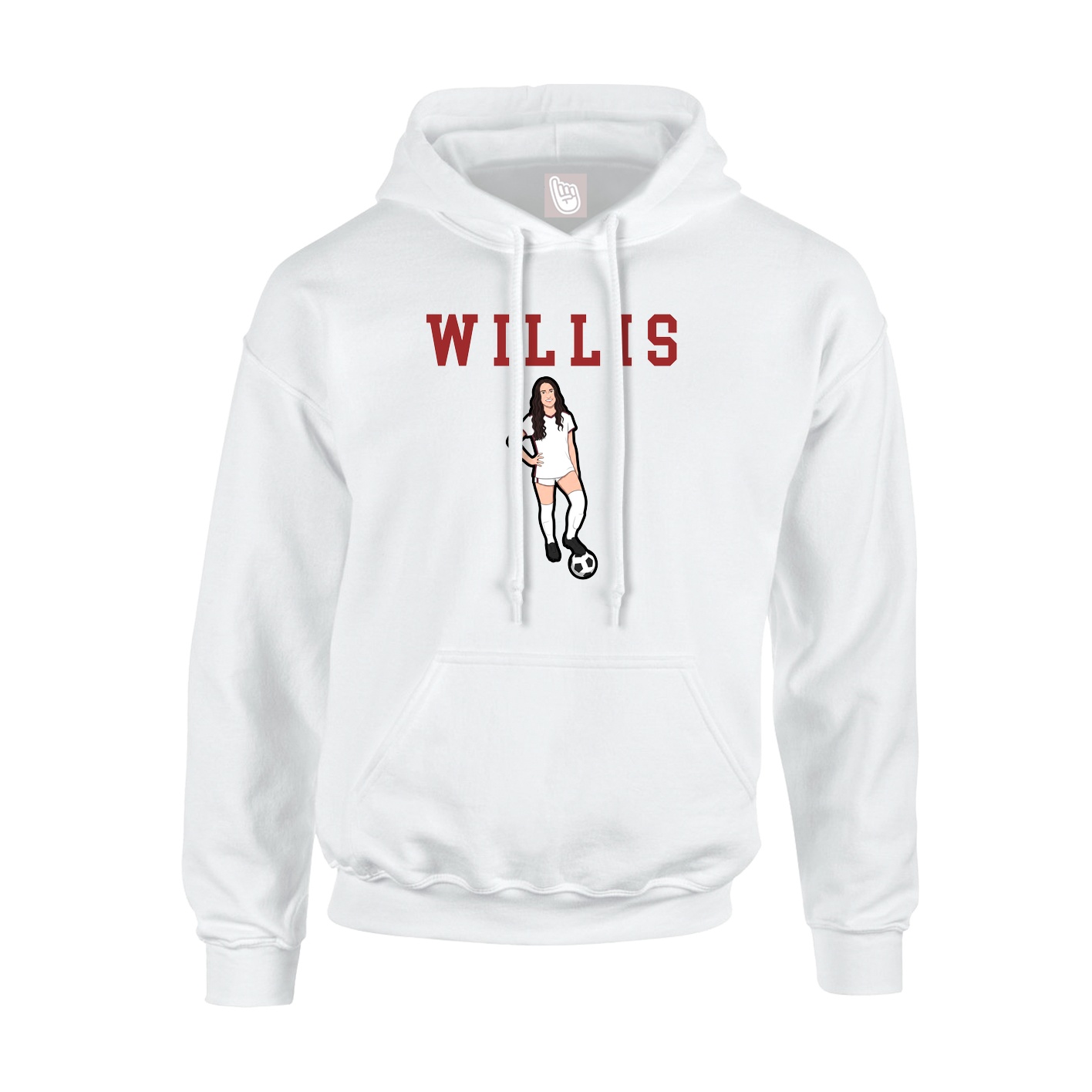Youth Hoodie — Shirsey in White