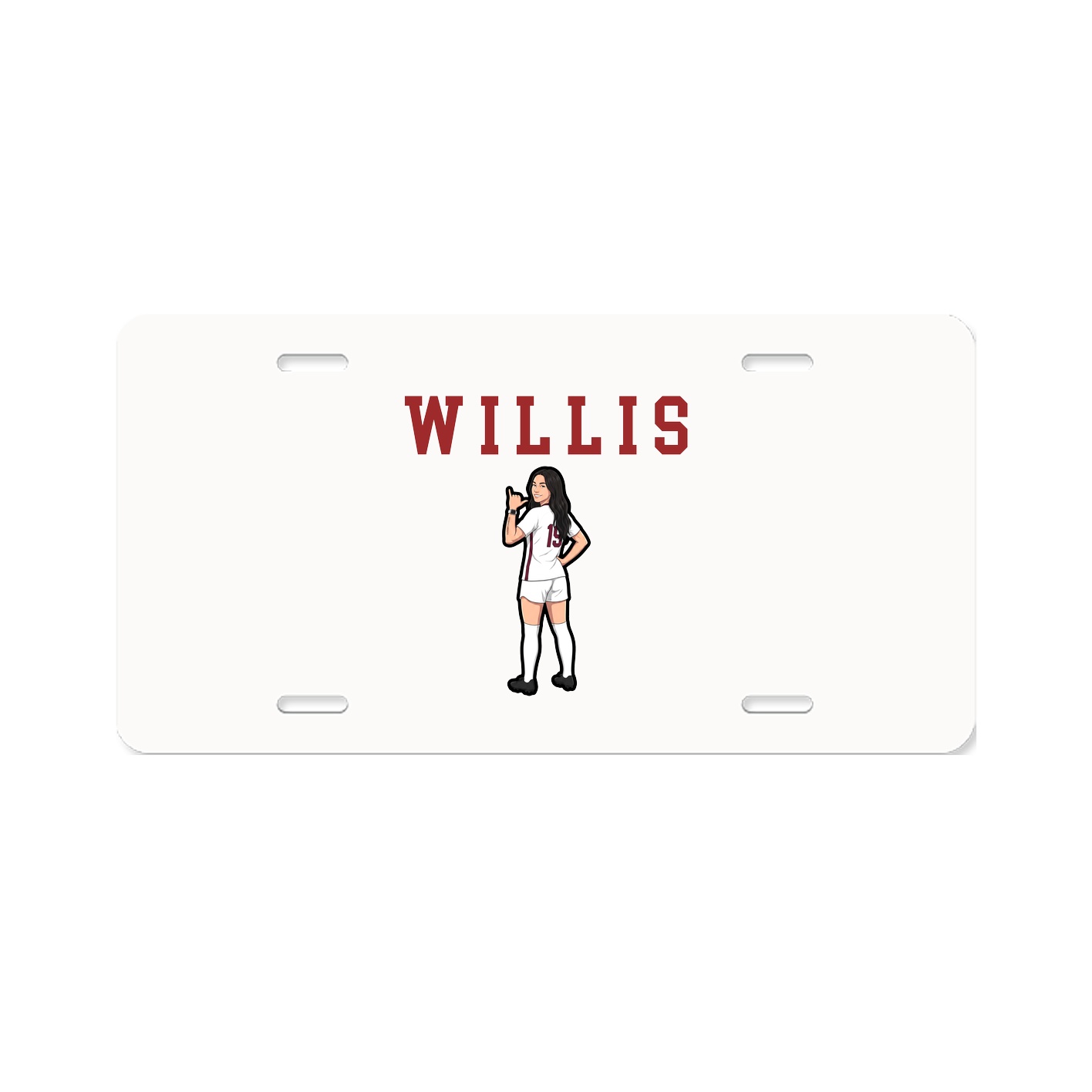 License Plate — Shirsey in Classic