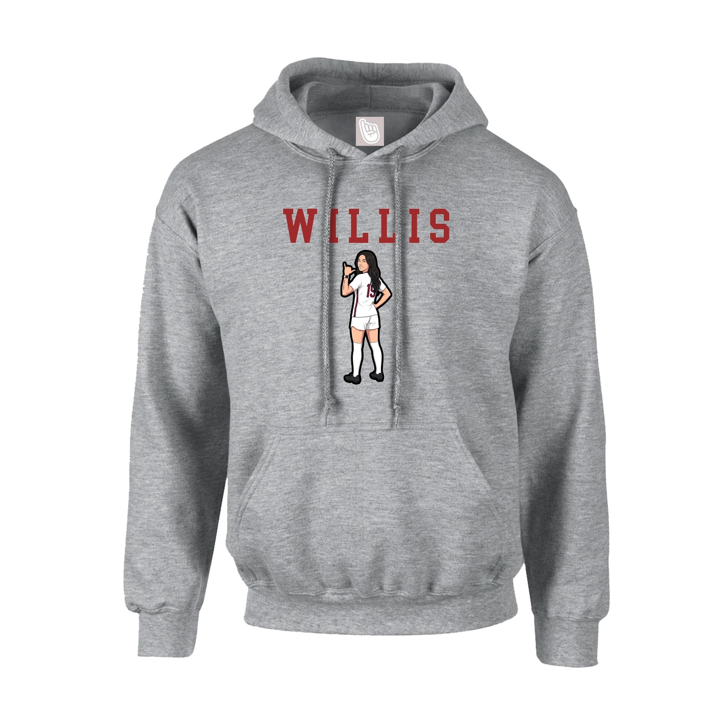 Hoodie — Shirsey in Grey
