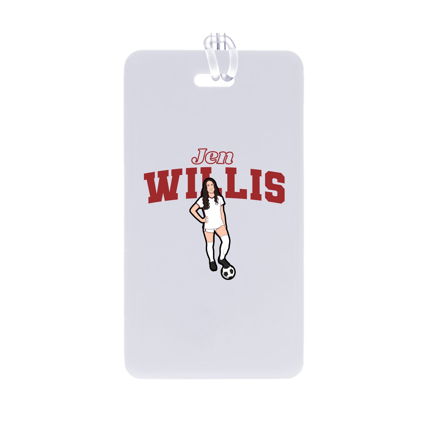 Bag Tag — Name Arch in Classic